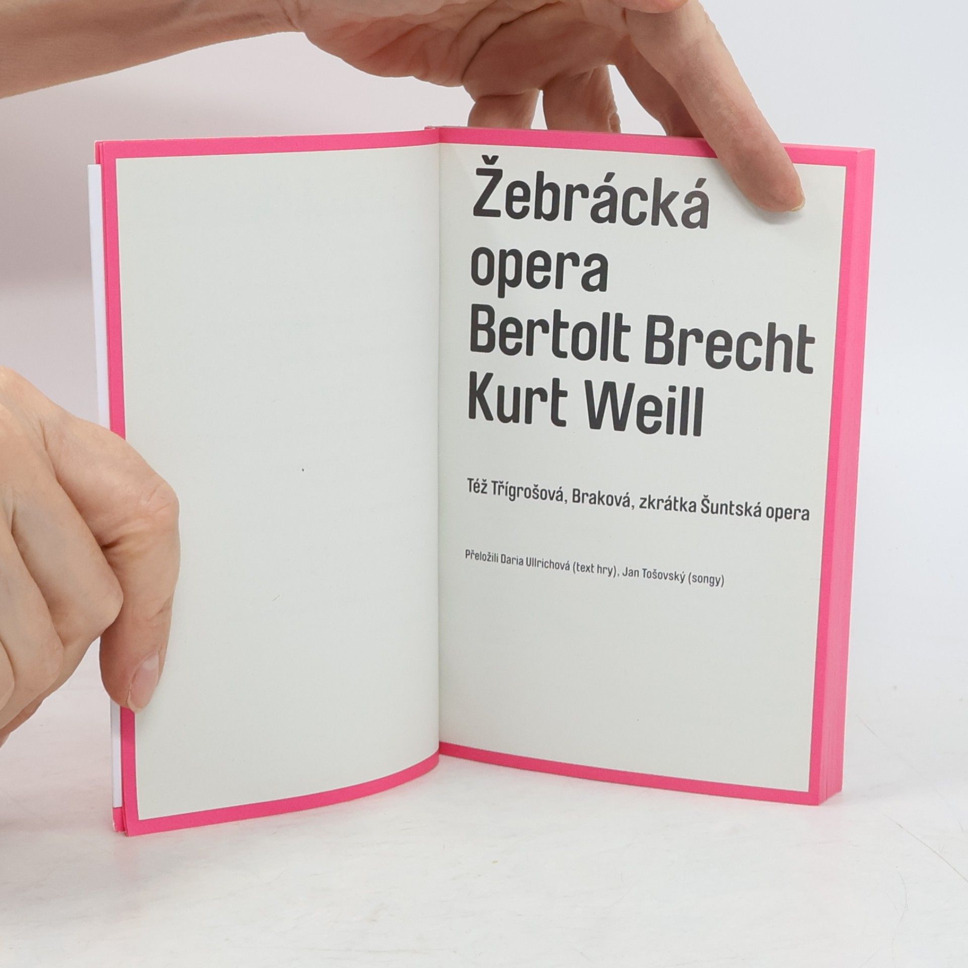 Bertolt Brecht Žebrácká opera