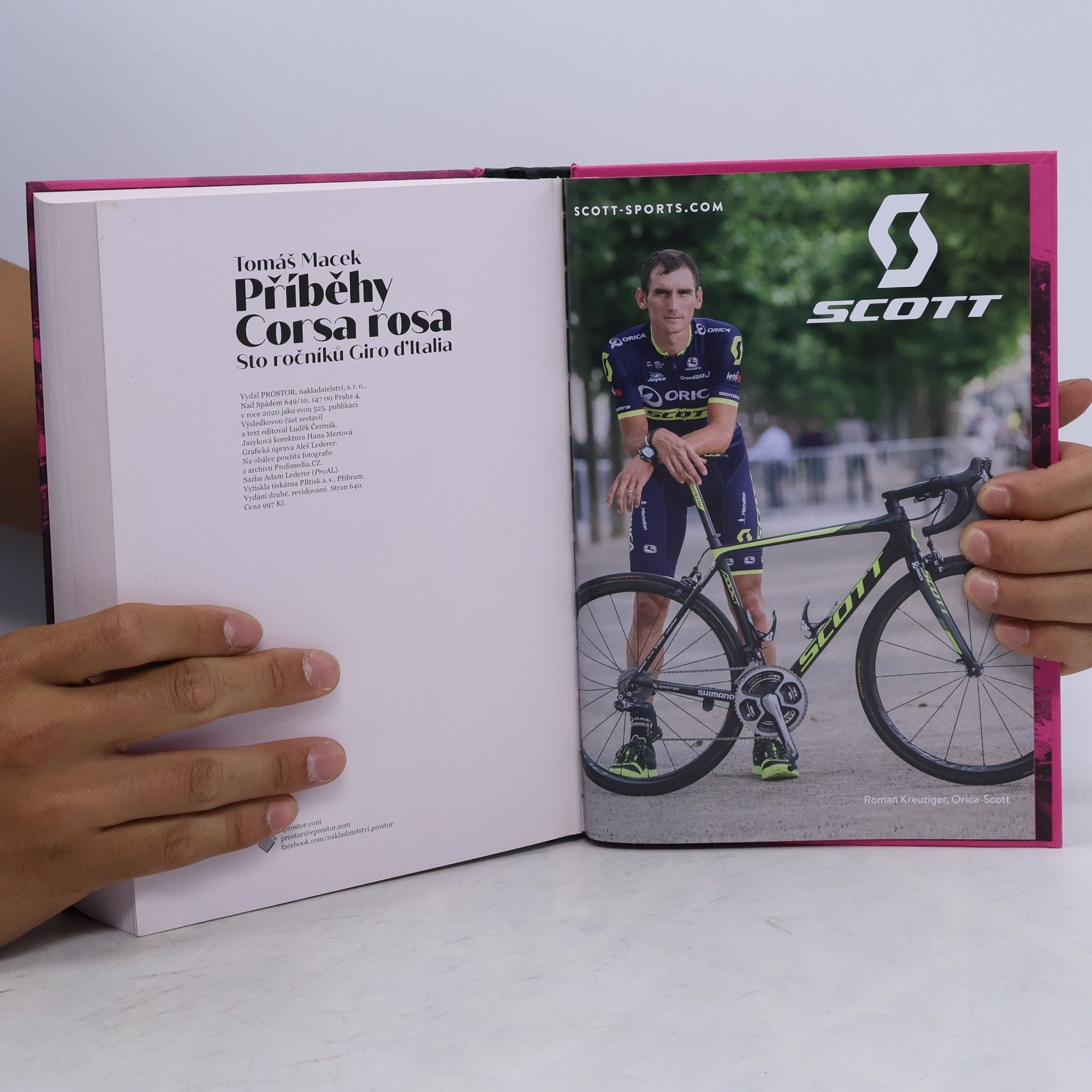 Tomáš Macek Příběhy Corsa rosa: Sto ročníků Giro d'Italia