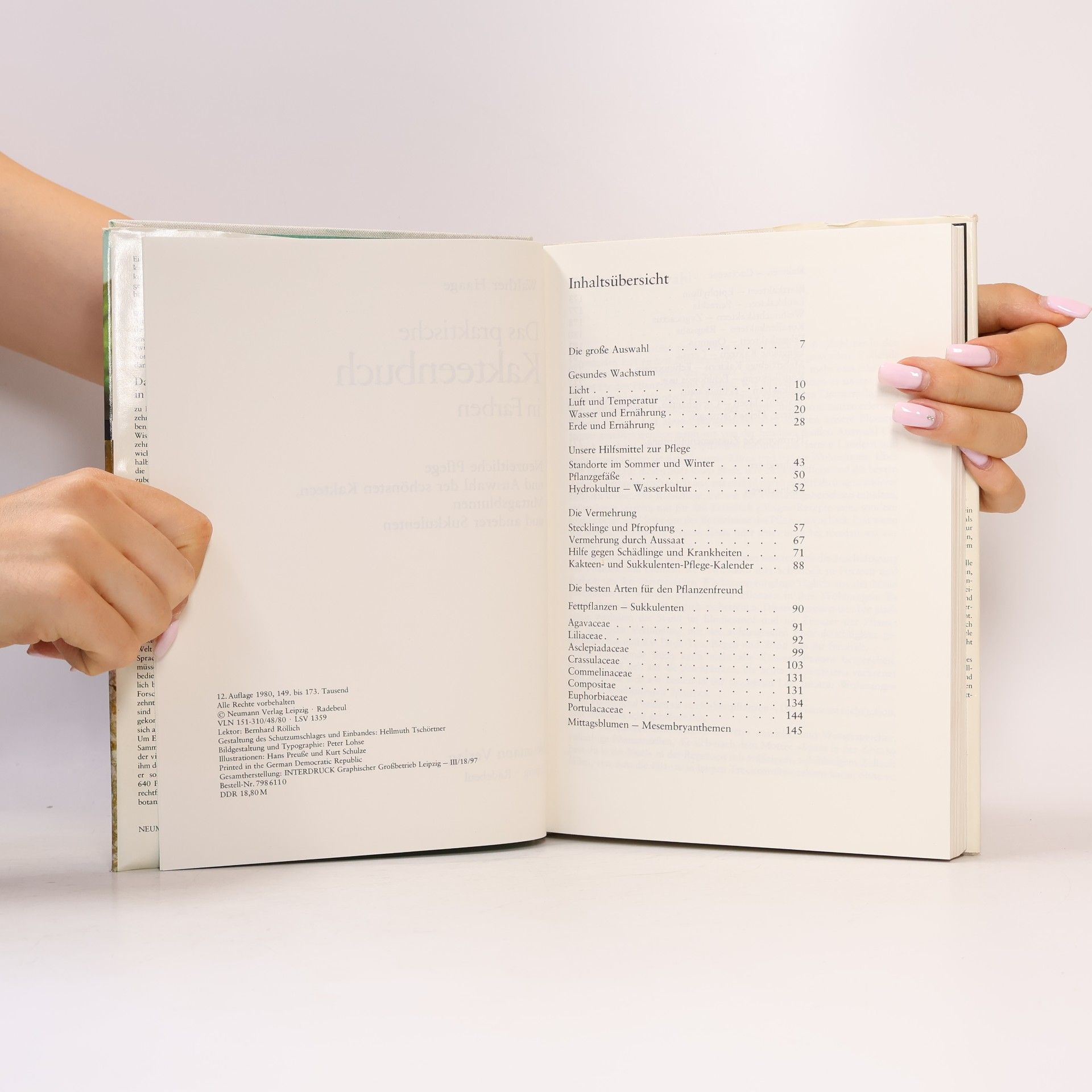 W. Haage Das praktische Kakteenbuch