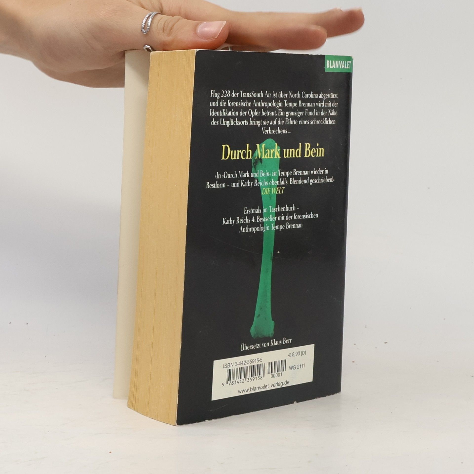 Kathy Reichs Durch Mark und Bein