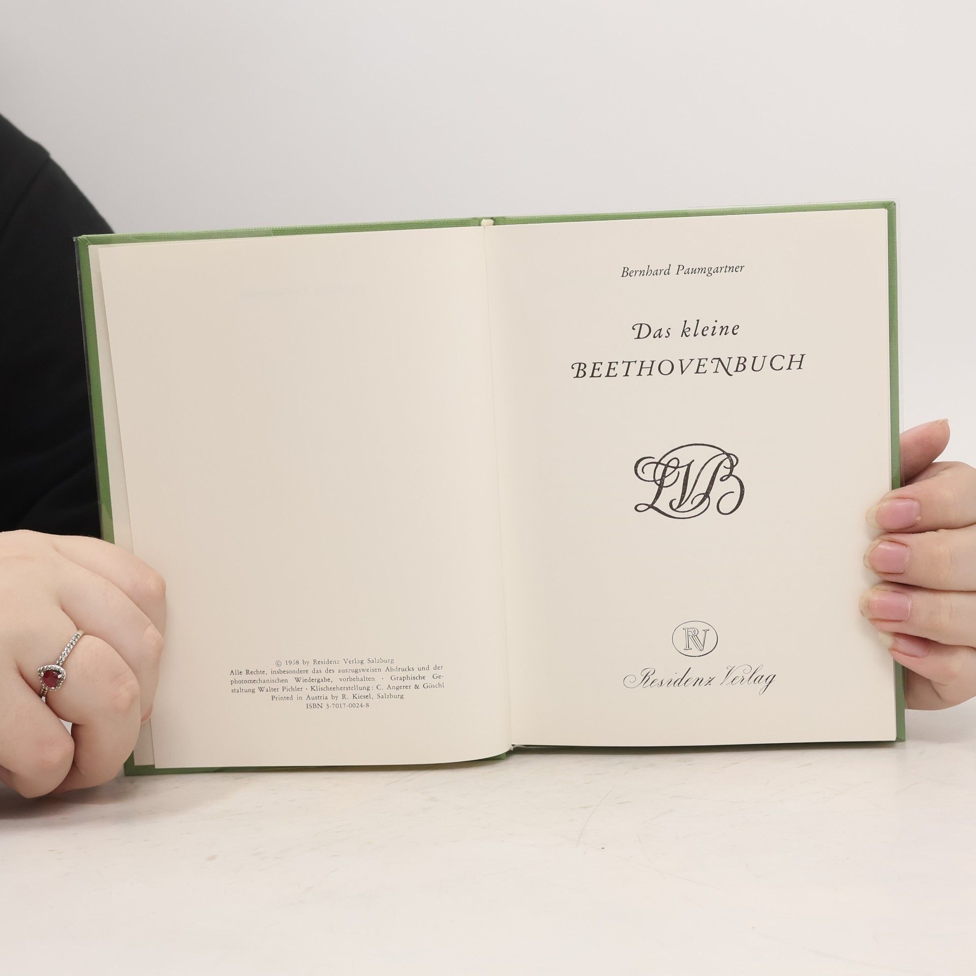 Bernhard Paumgartner Das kleine Beethovenbuch