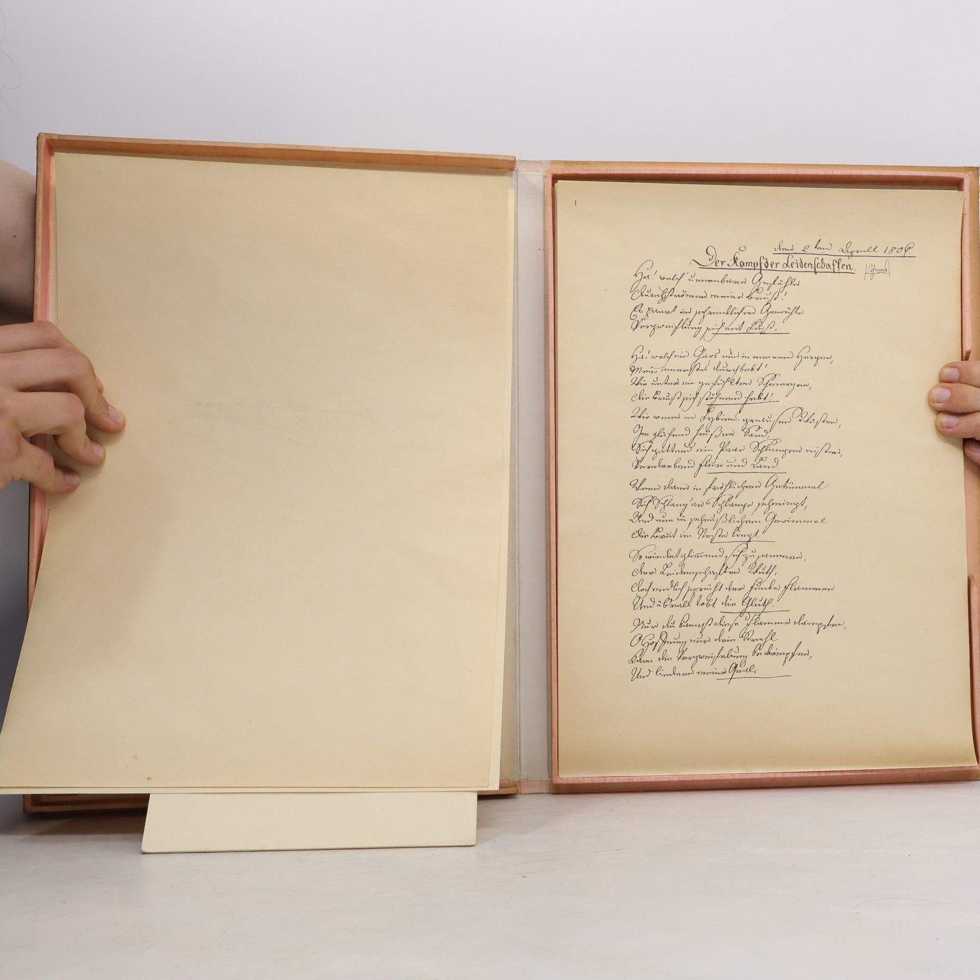 Franz Grillparzer Franz Grillparzers Liebesgedichte in Nachbildungen seiner Handschrift