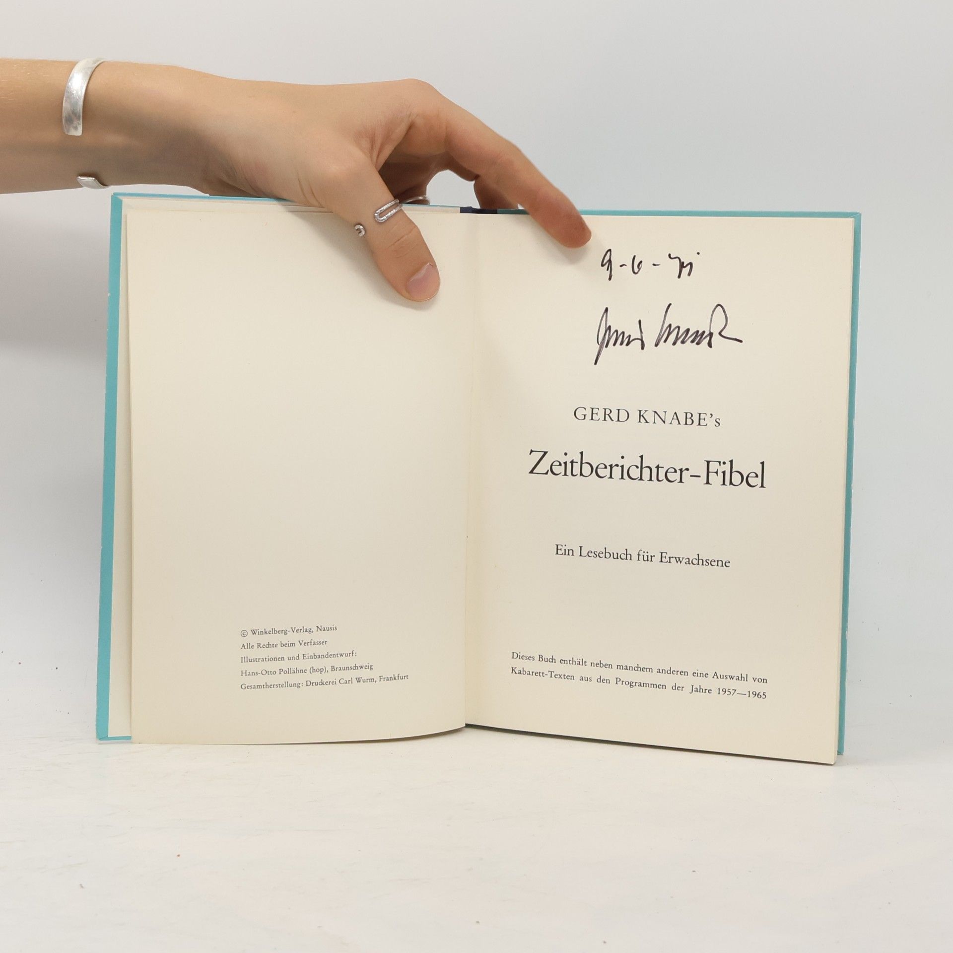 Gerd Knabe Zeitberichter Fibel