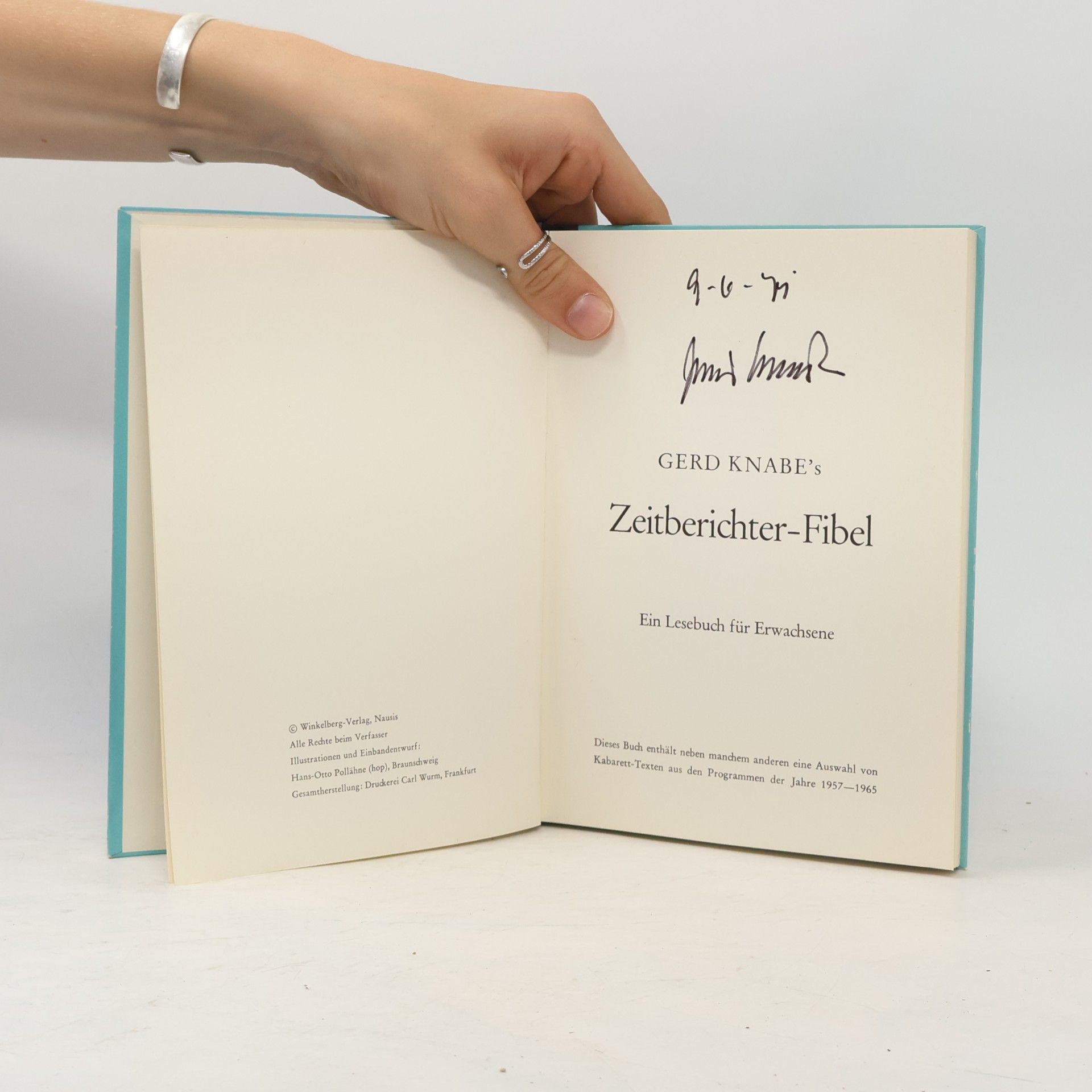 Gerd Knabe Zeitberichter Fibel