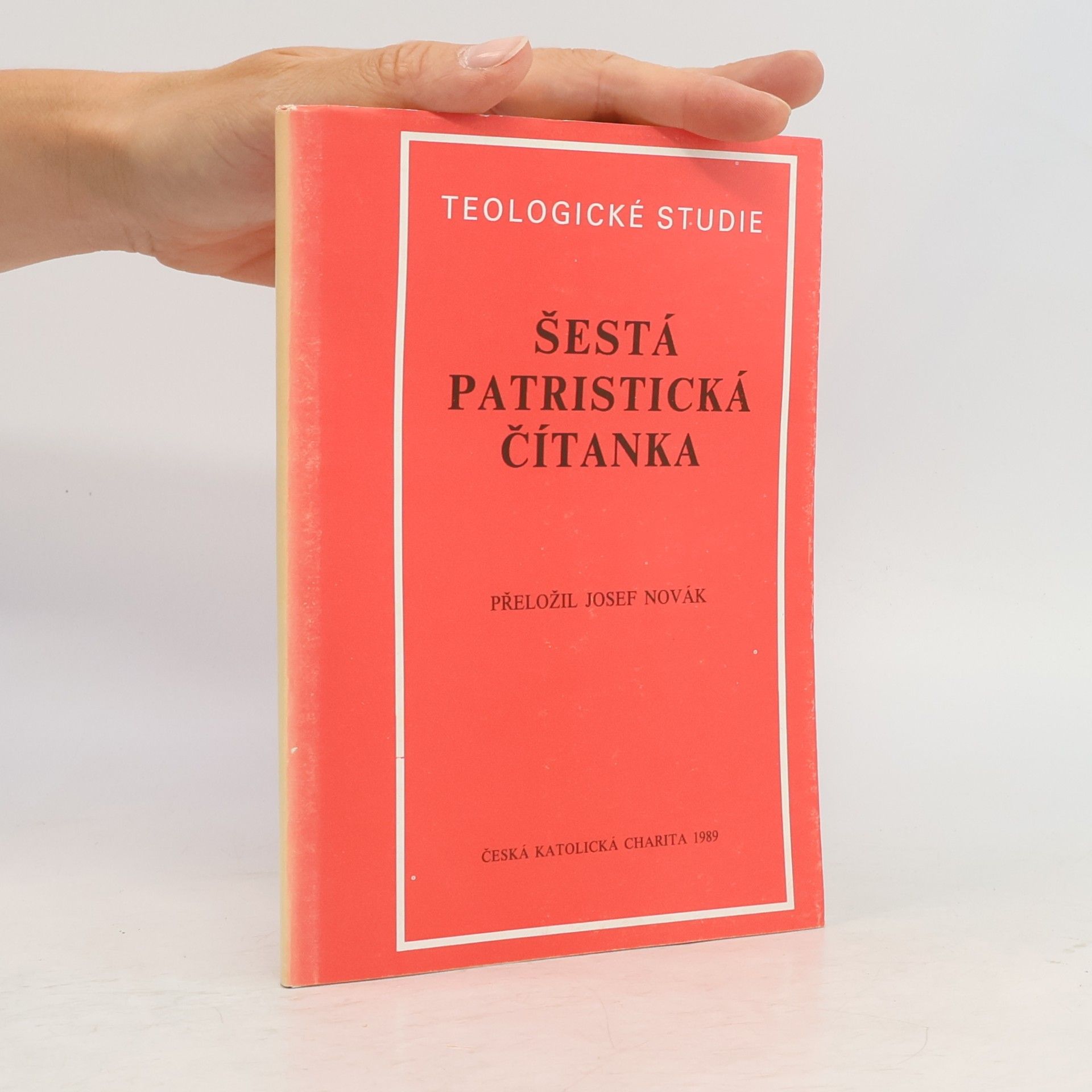 Josef Novák Šestá patristická čítanka