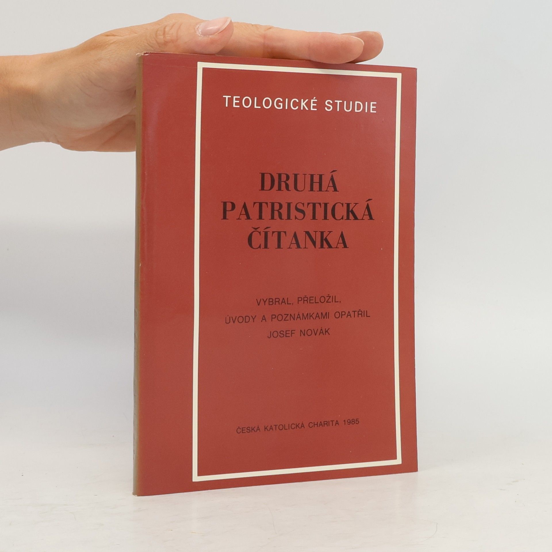 Josef Novák Teologické studie. Druhá patristická čítanka