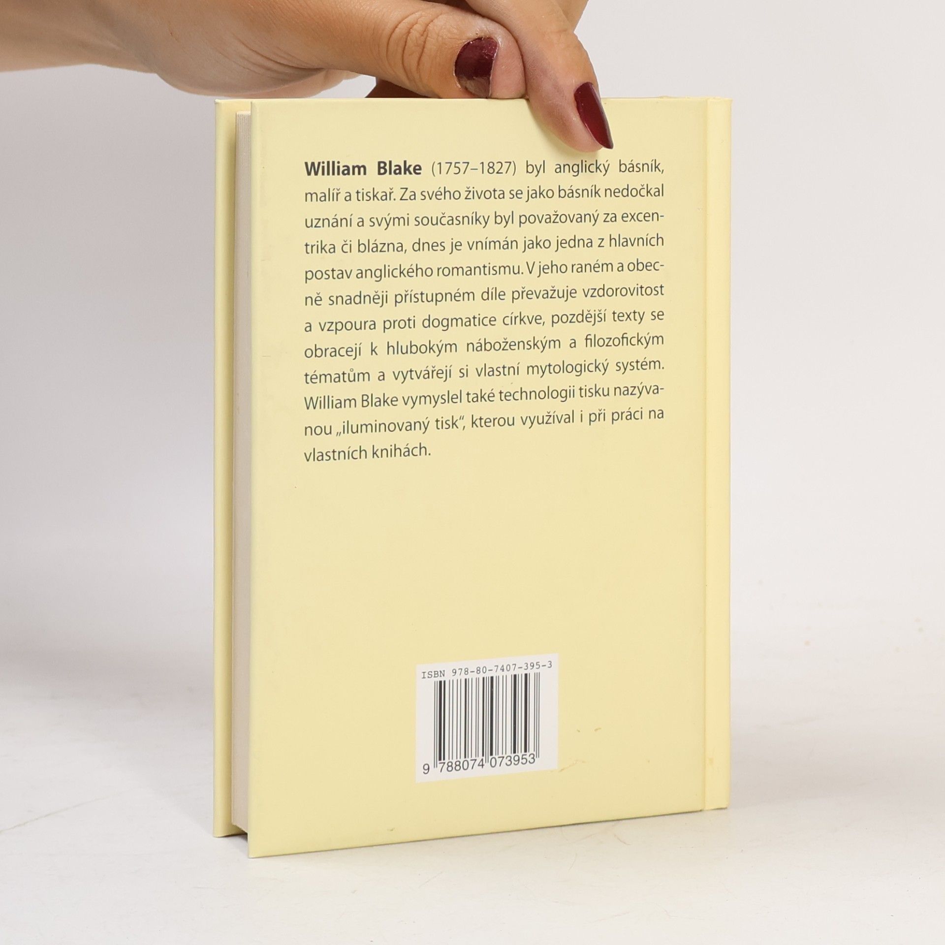 William Blake Napíšu verše kytkám na listy