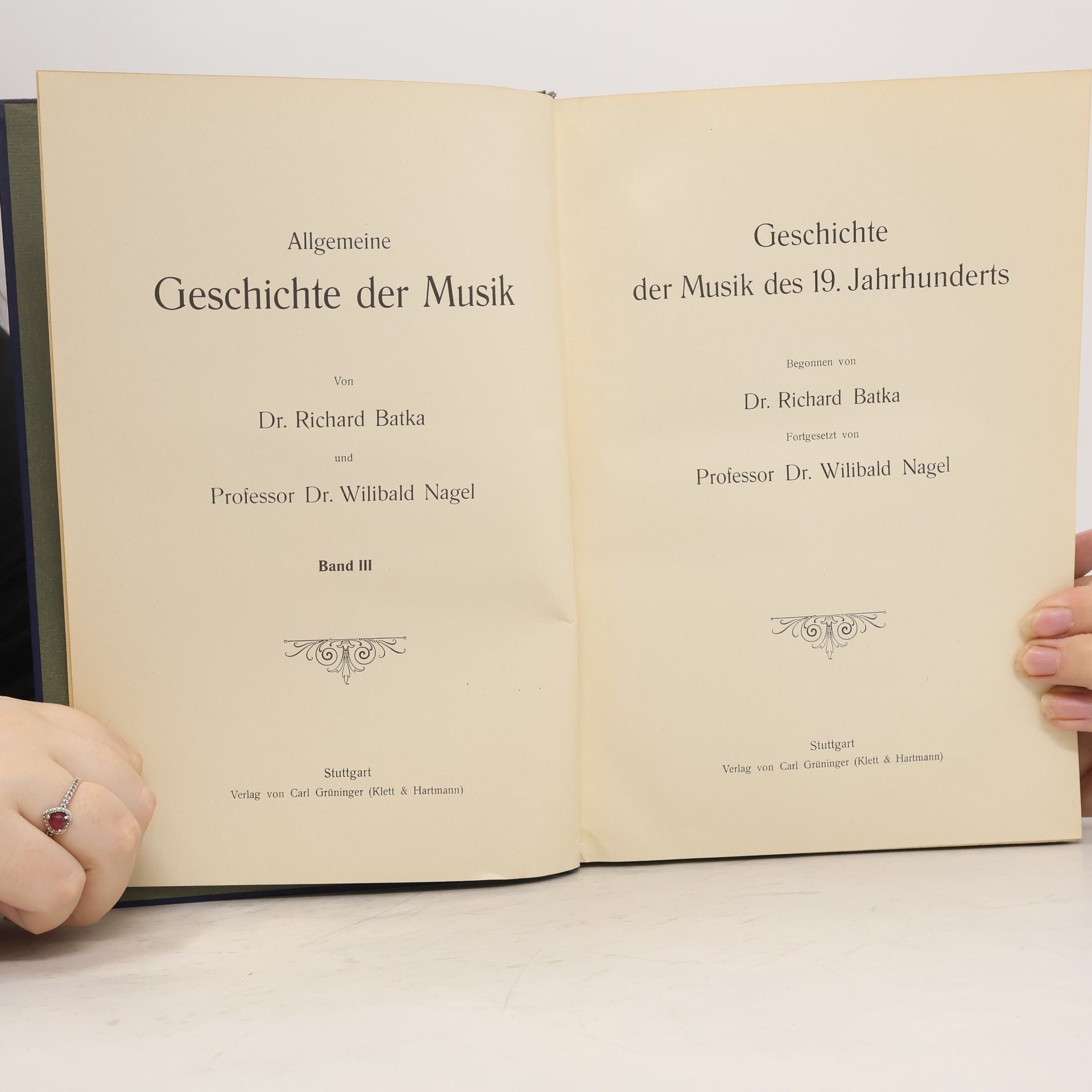 R. Batka Allgemeine Geschichte der Musik