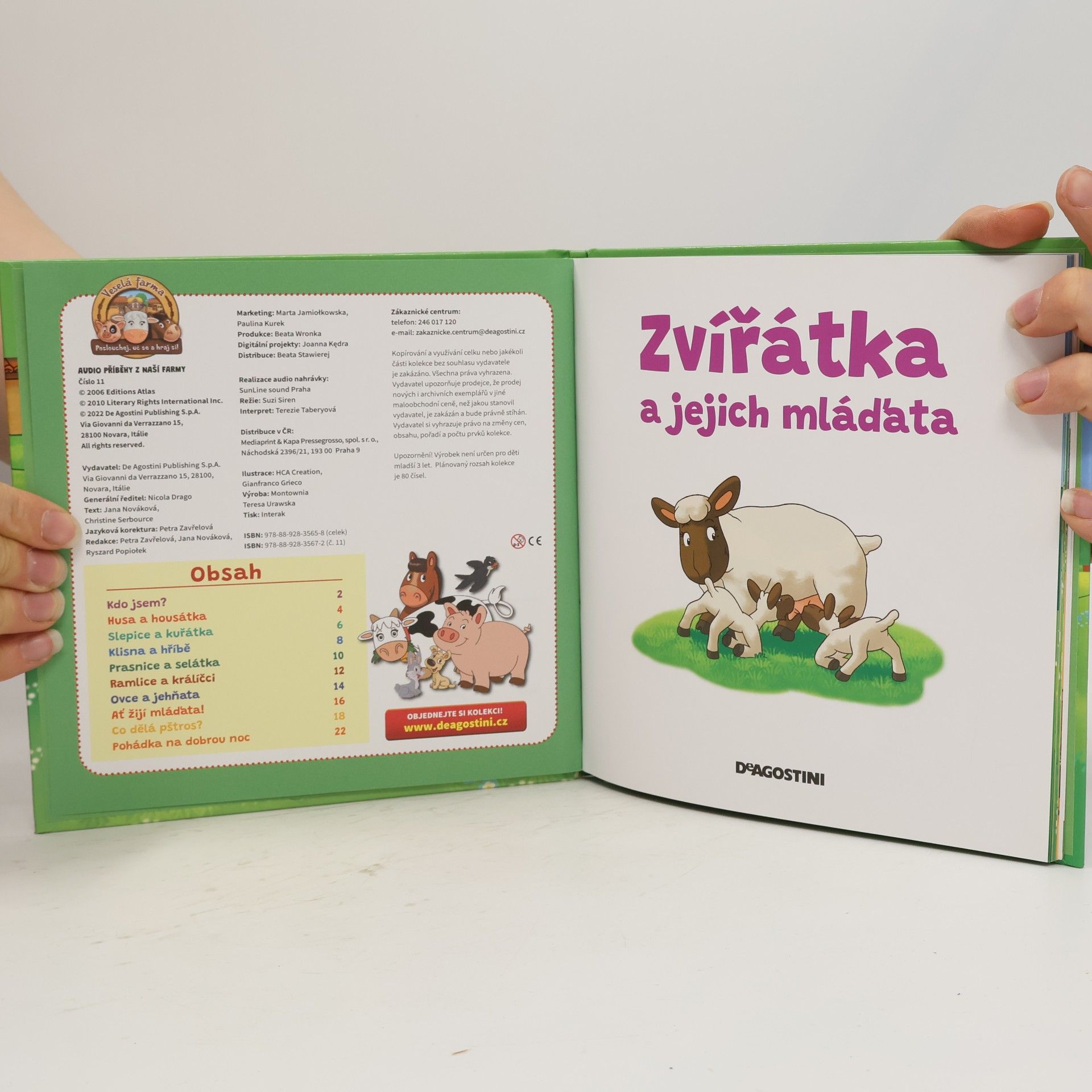 Autorenkollektiv Audio příběhy z naší farmy. Zvířátka a jejich mláďata