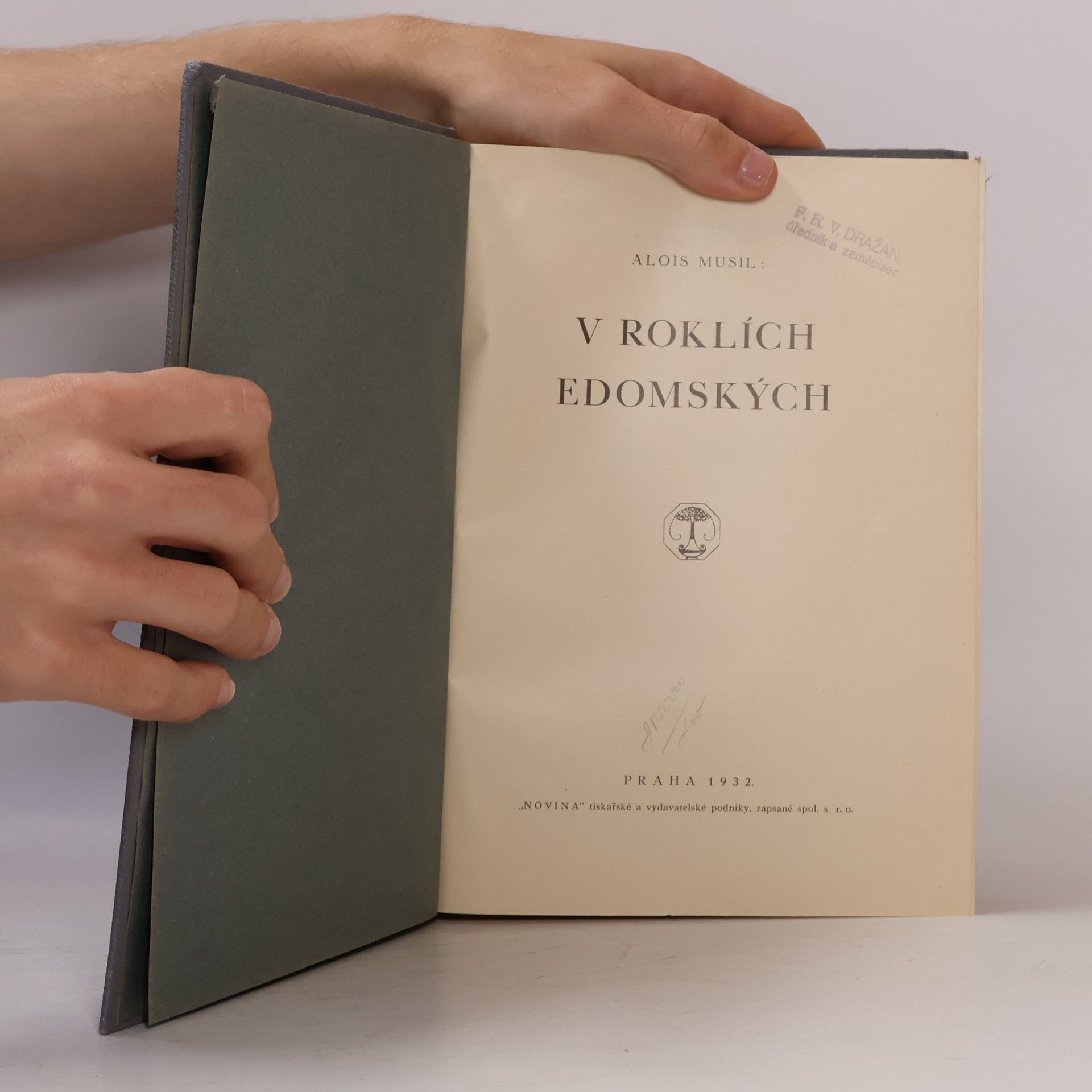Alois Musil V roklích Edomských