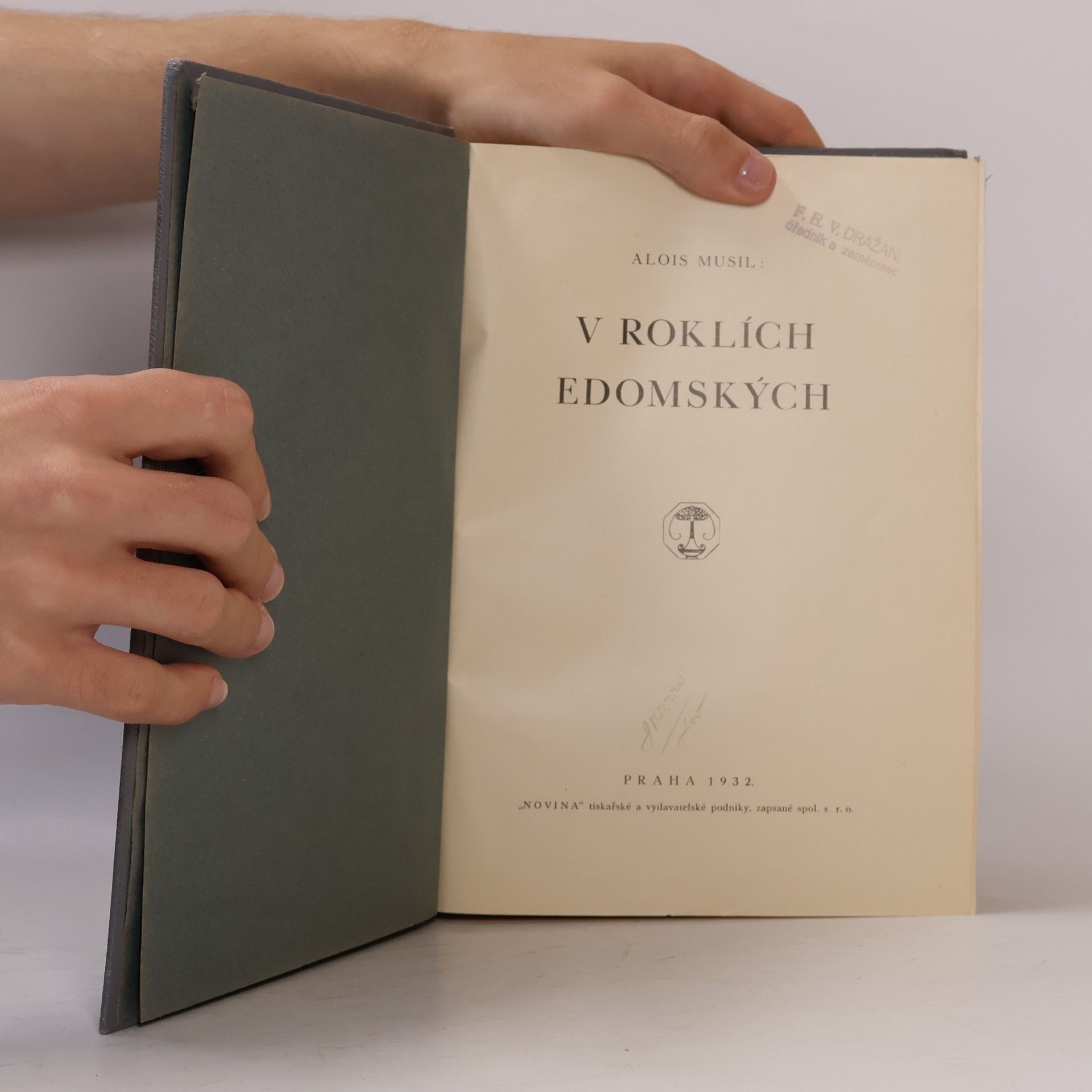 Alois Musil V roklích Edomských