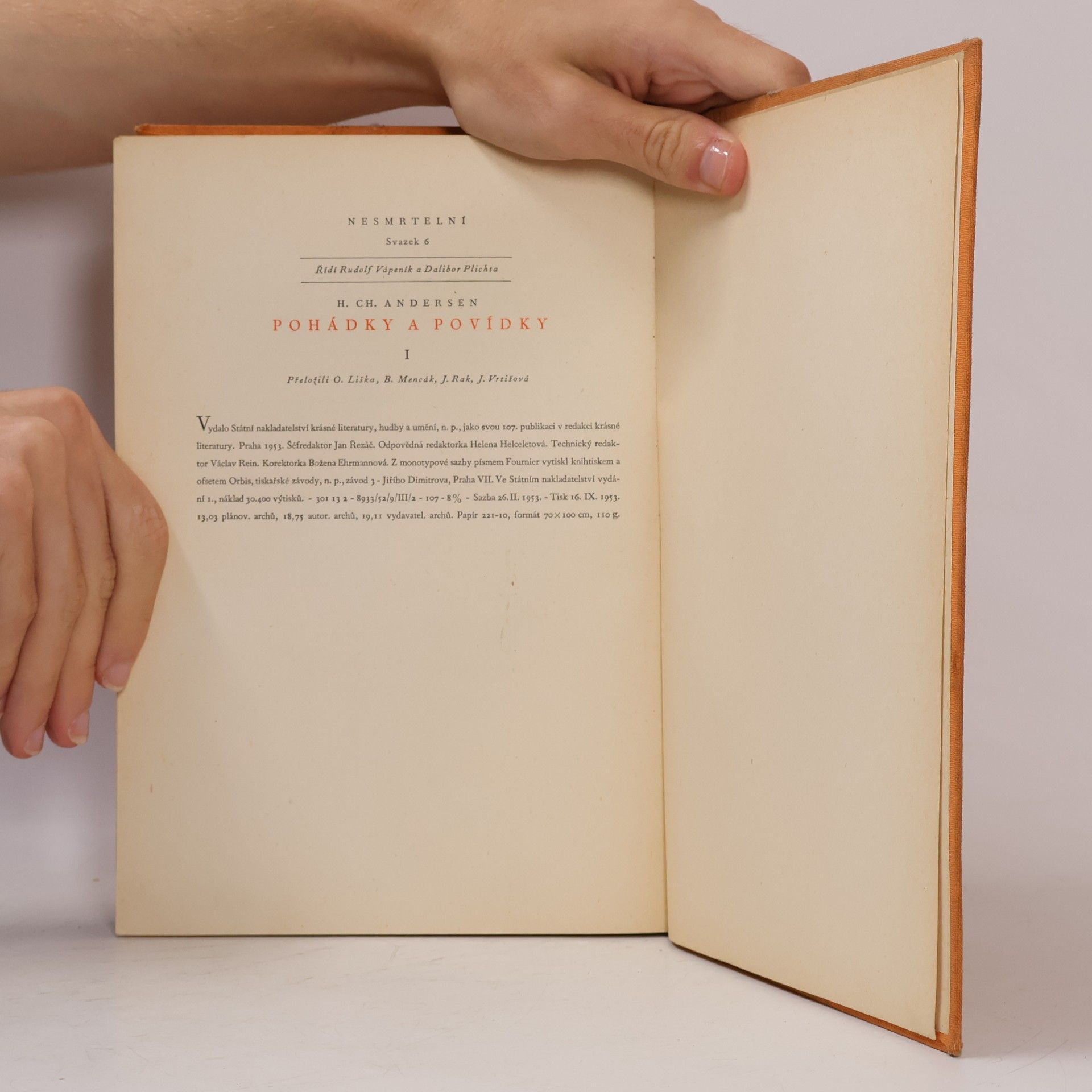Hans Christian Andersen Pohádky a povídky I