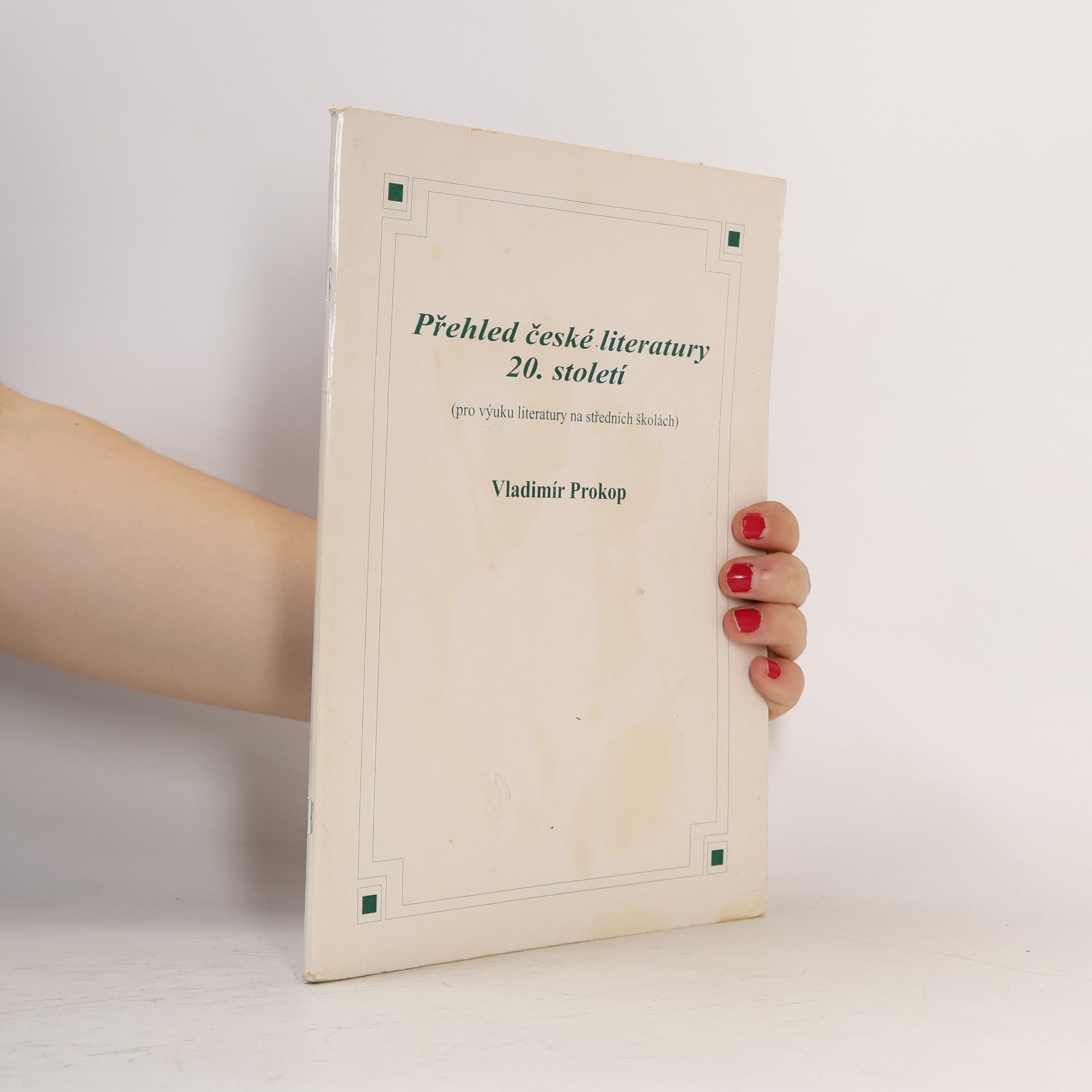 Vladimír Prokop Přehled české literatury 20. století