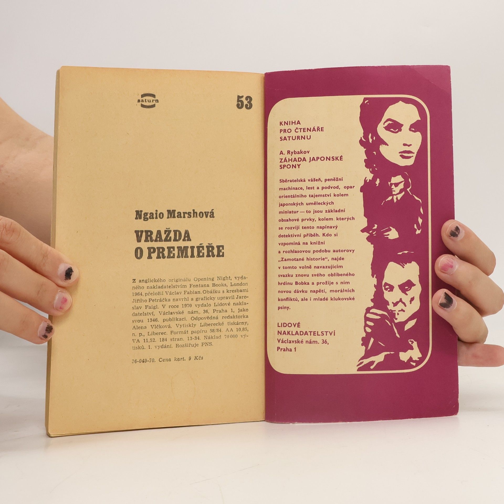 Ngaio Marsh Vražda o premiéře