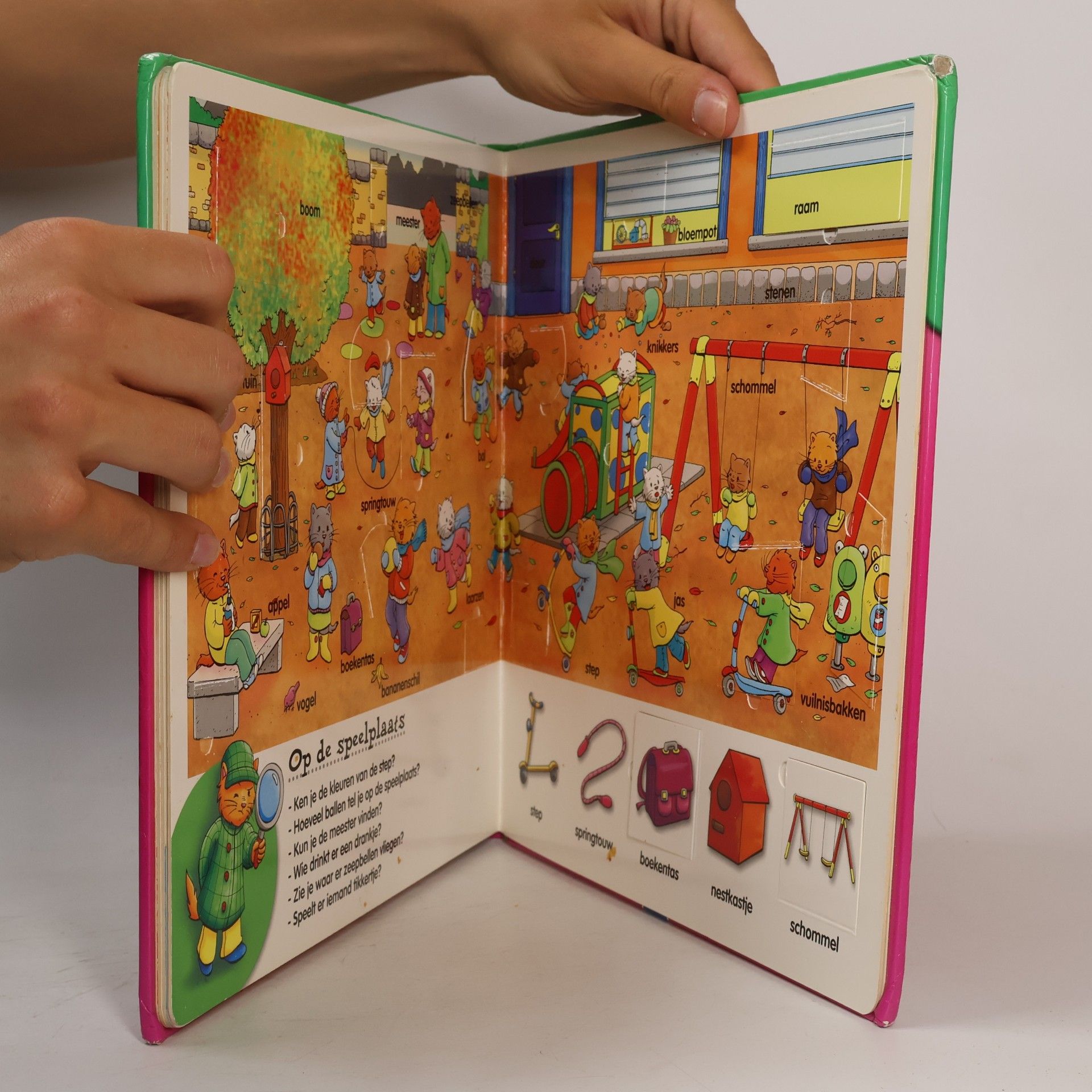 Mijn multiflap woordenboek - Op school: Multiflap - School - DUT - VB-Yoyo