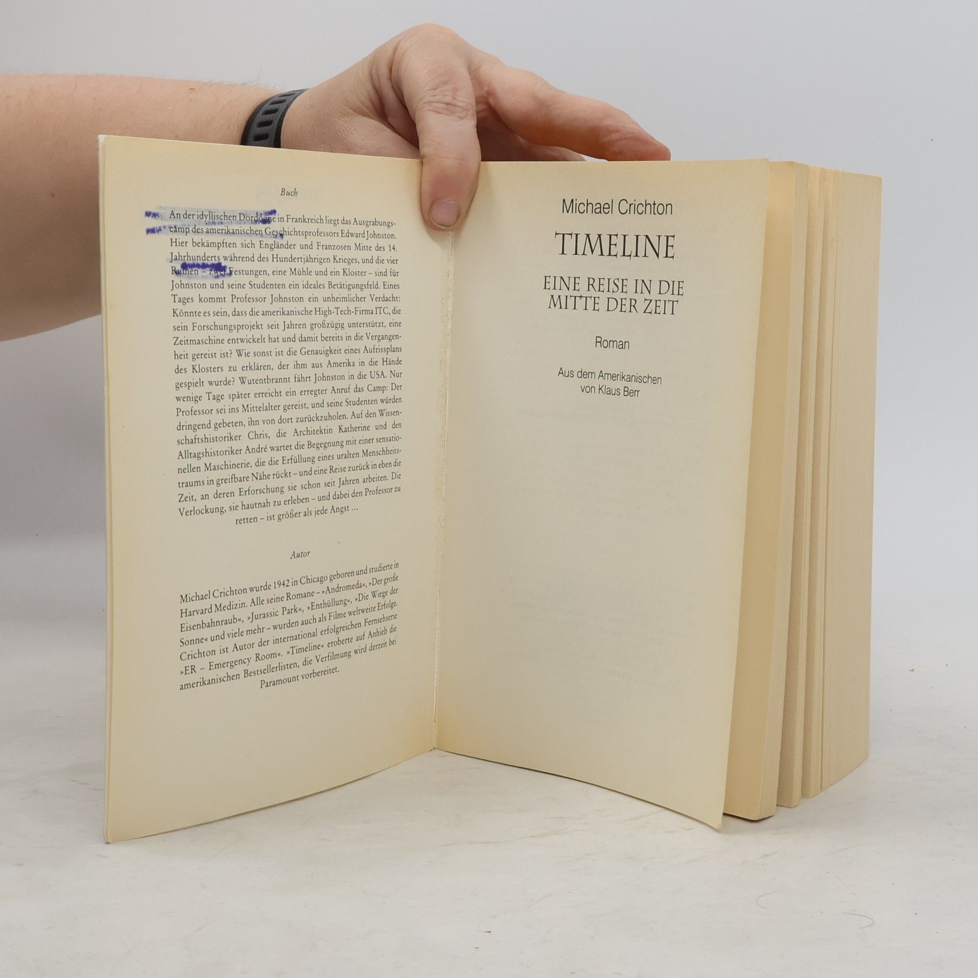 Michael Crichton Timeline