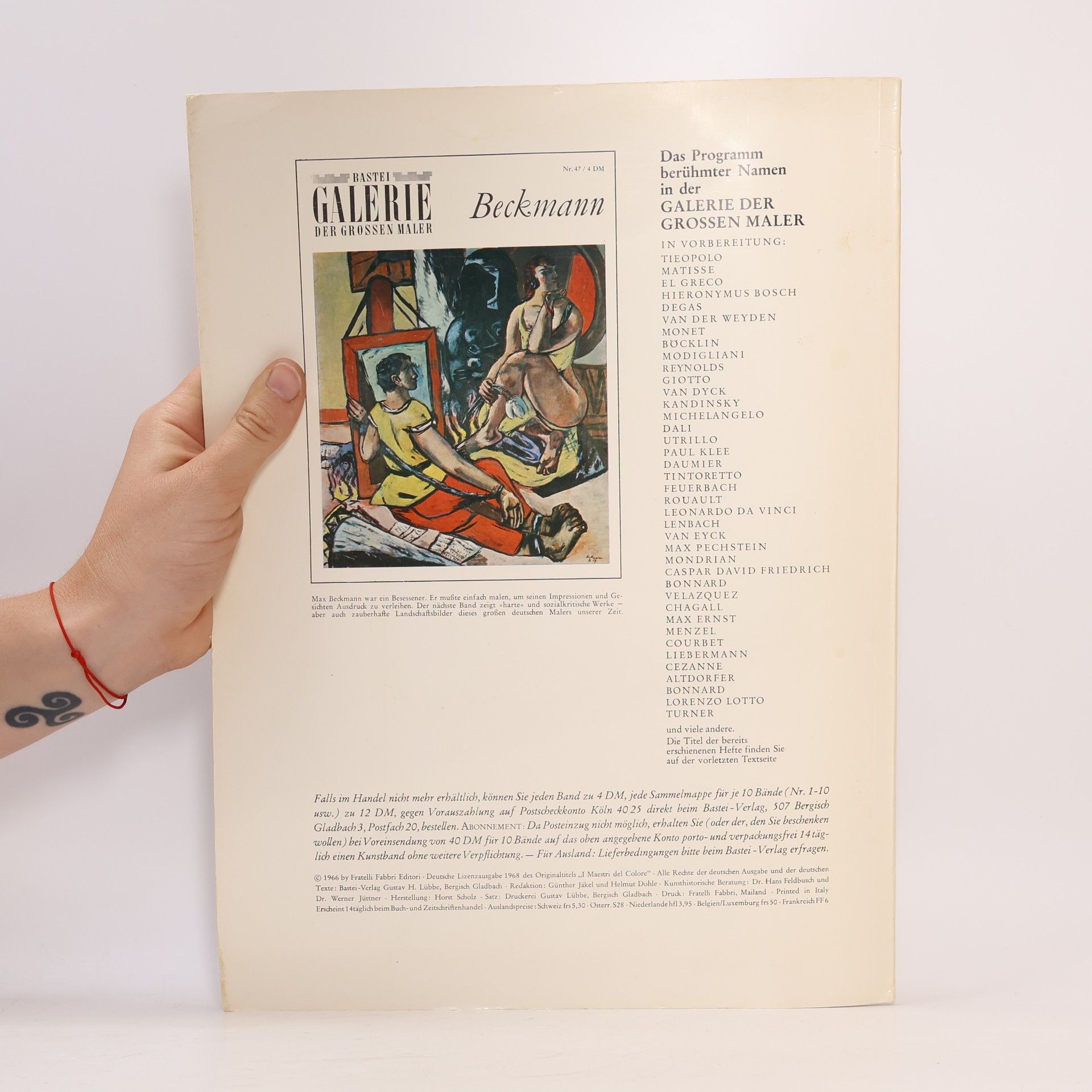 Collectif d'auteurs Galerie der grossen Maler 46. Memling