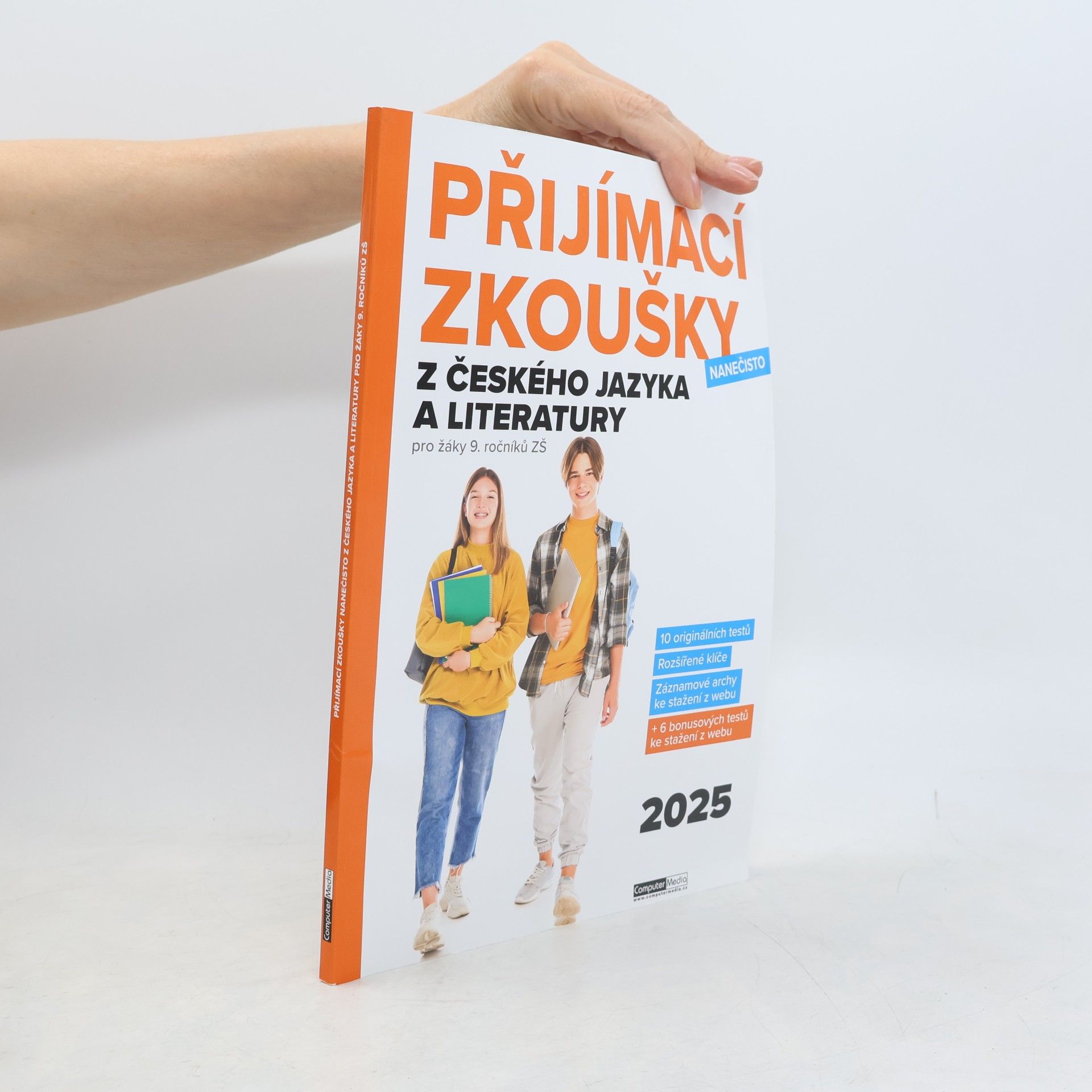 Collectif d'auteurs Přijímací zkoušky nanečisto z českého jazyka a literatury pro žáky 9. ročníků ZŠ (2025)