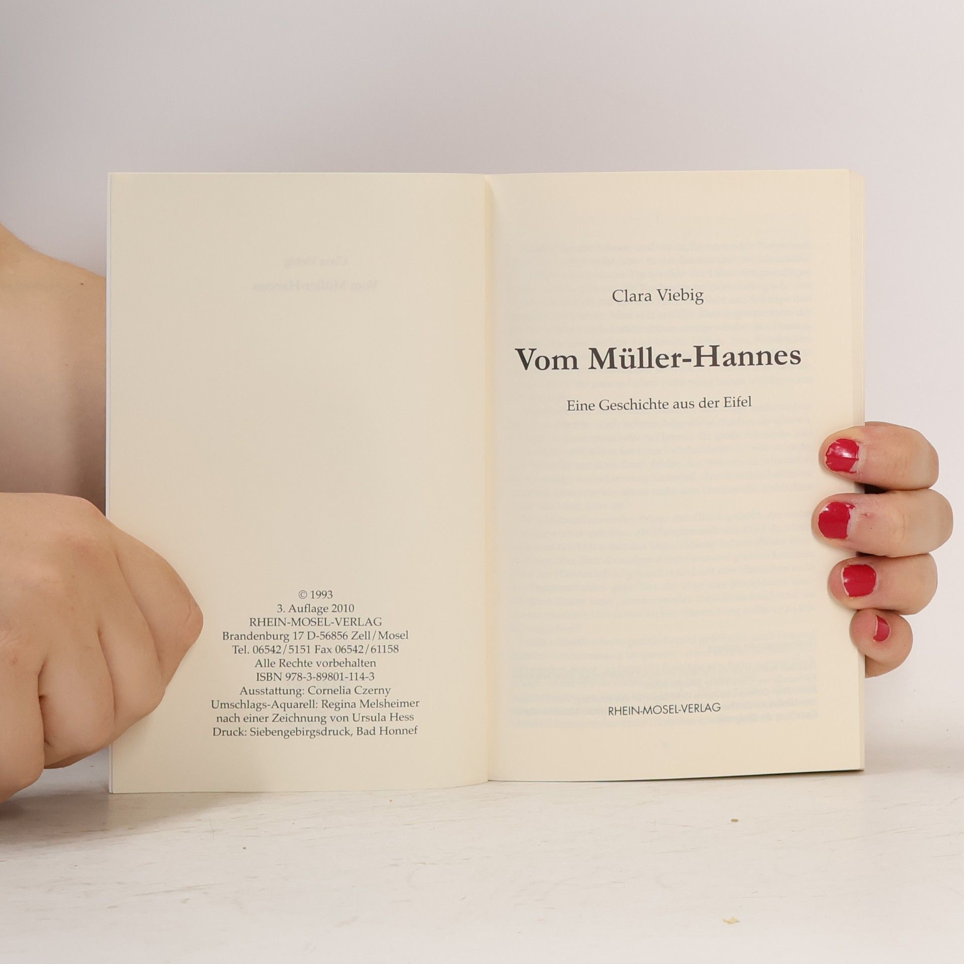 Clara Viebig Vom Müller-Hannes