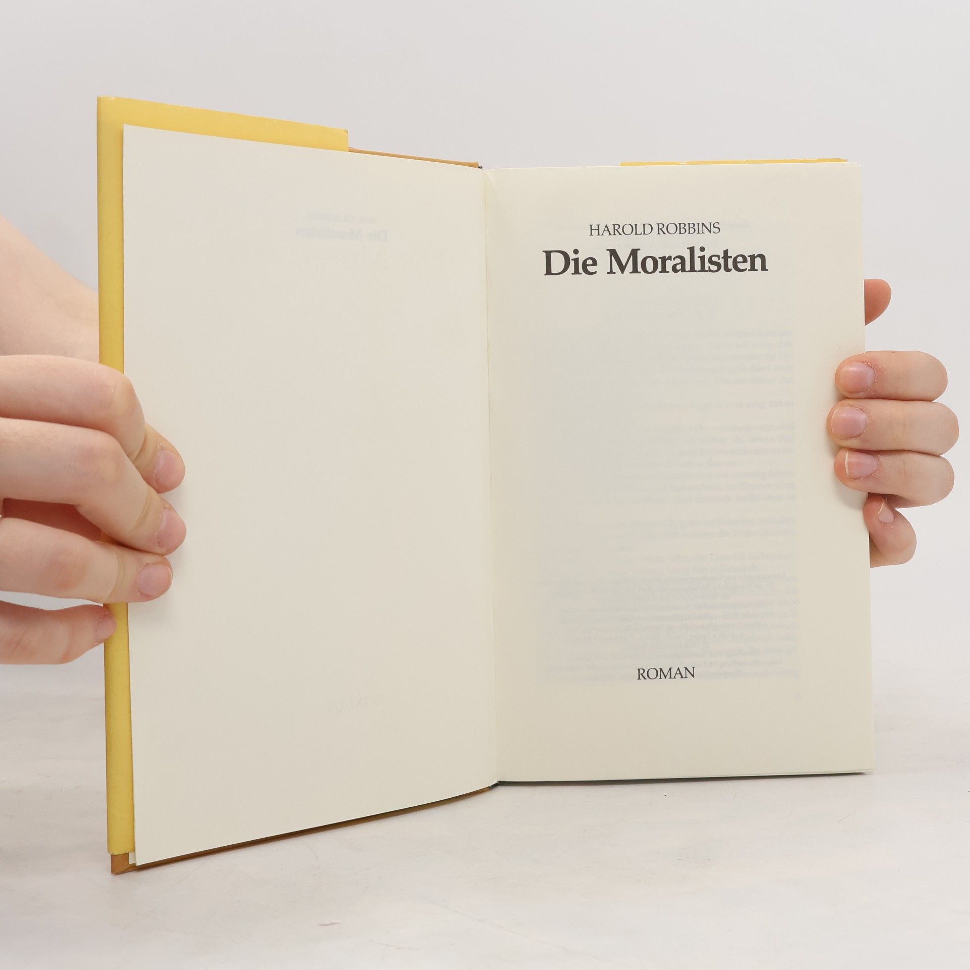 Harold Robbins Die Moralisten