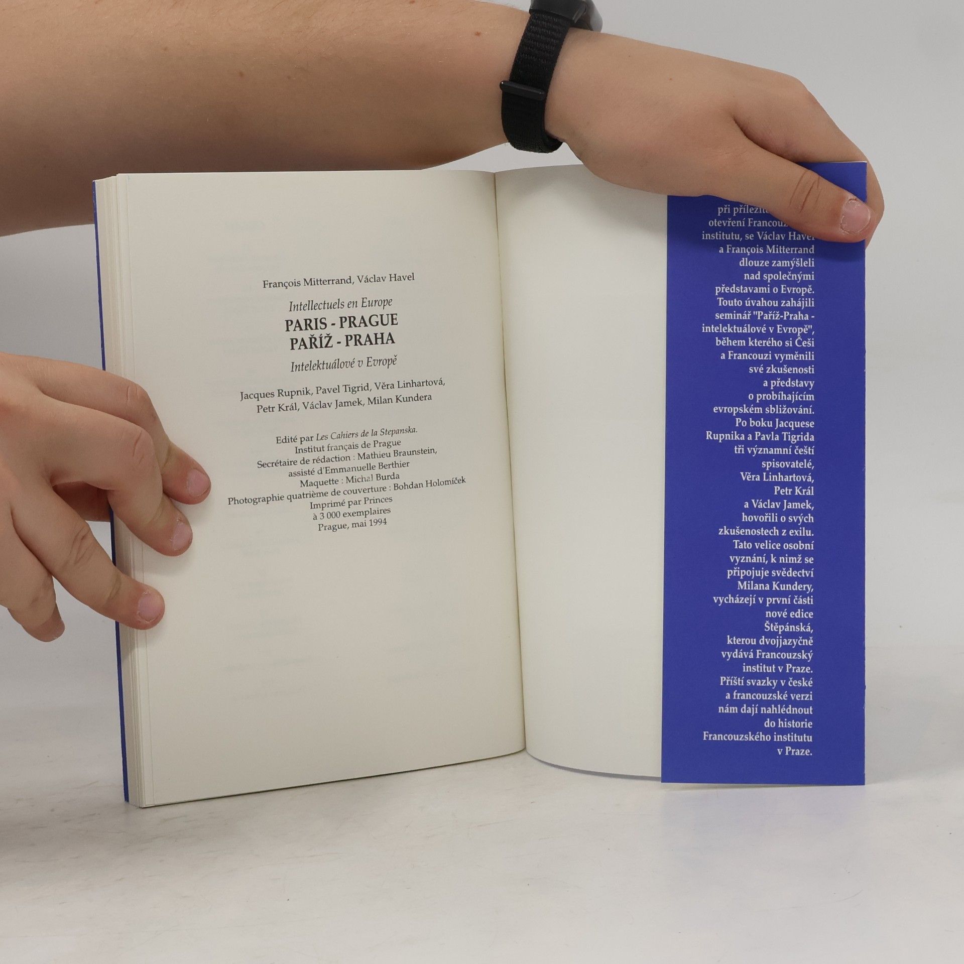 François Mitterrand Intellectuels en Europe / Intelektuálové v Evropě