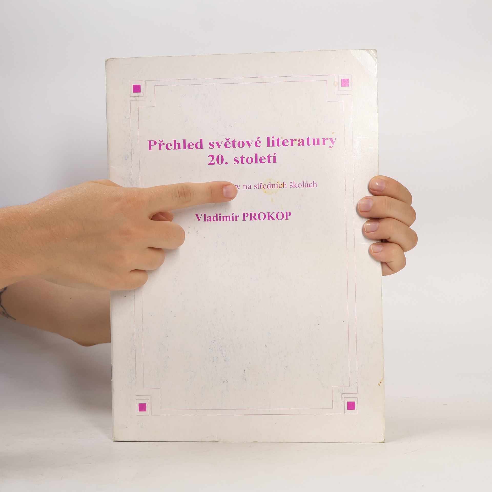 Vladimír Prokop Přehled světové literatury 20. století