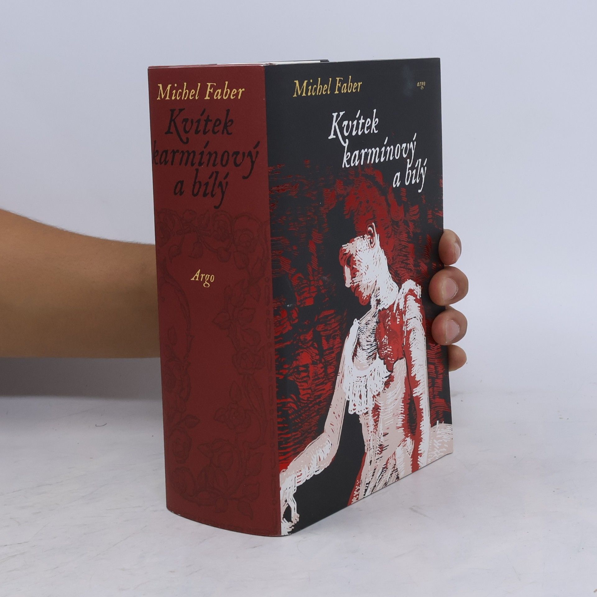 Michel Faber Kvítek karmínový a bílý