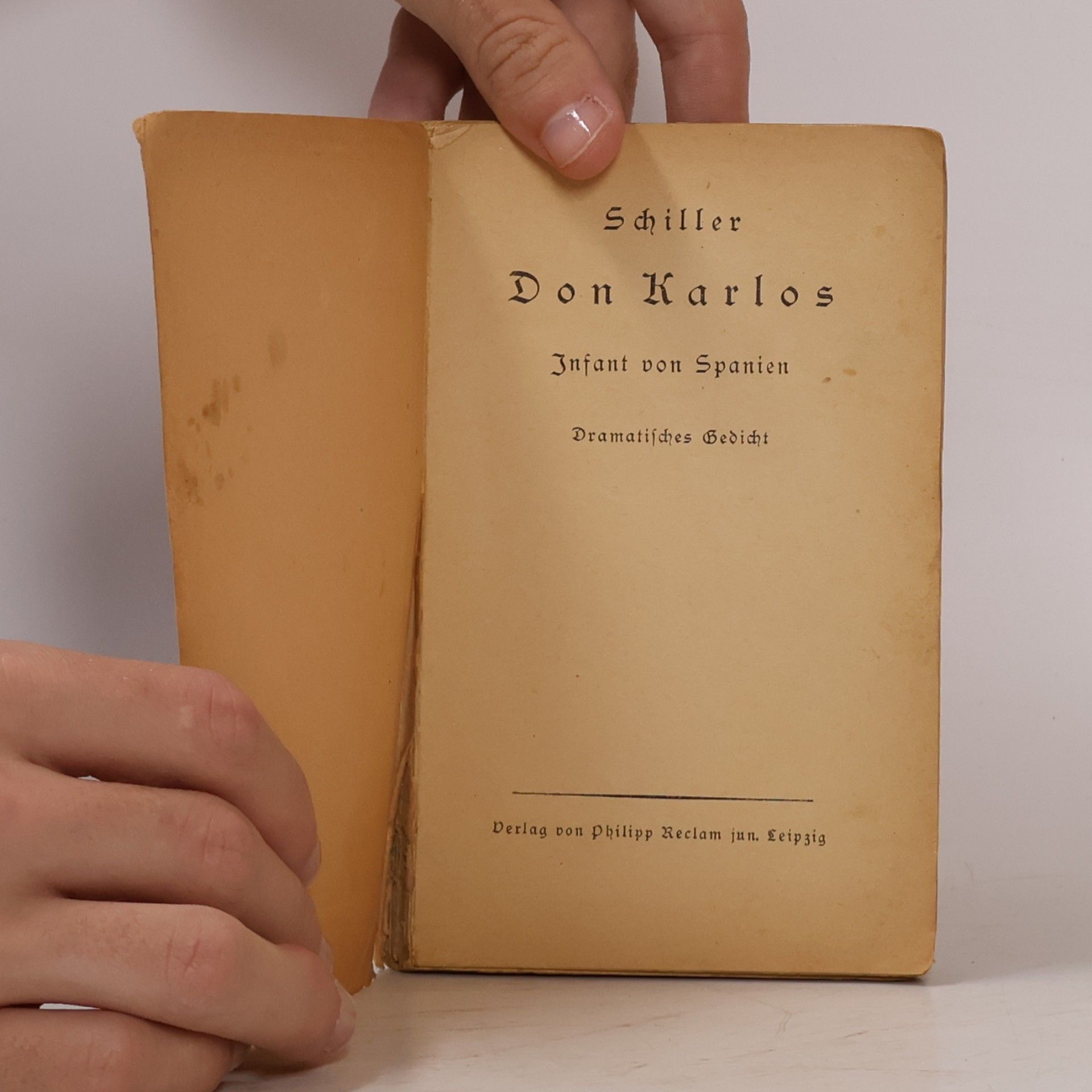 Friedrich Schiller Don Karlos