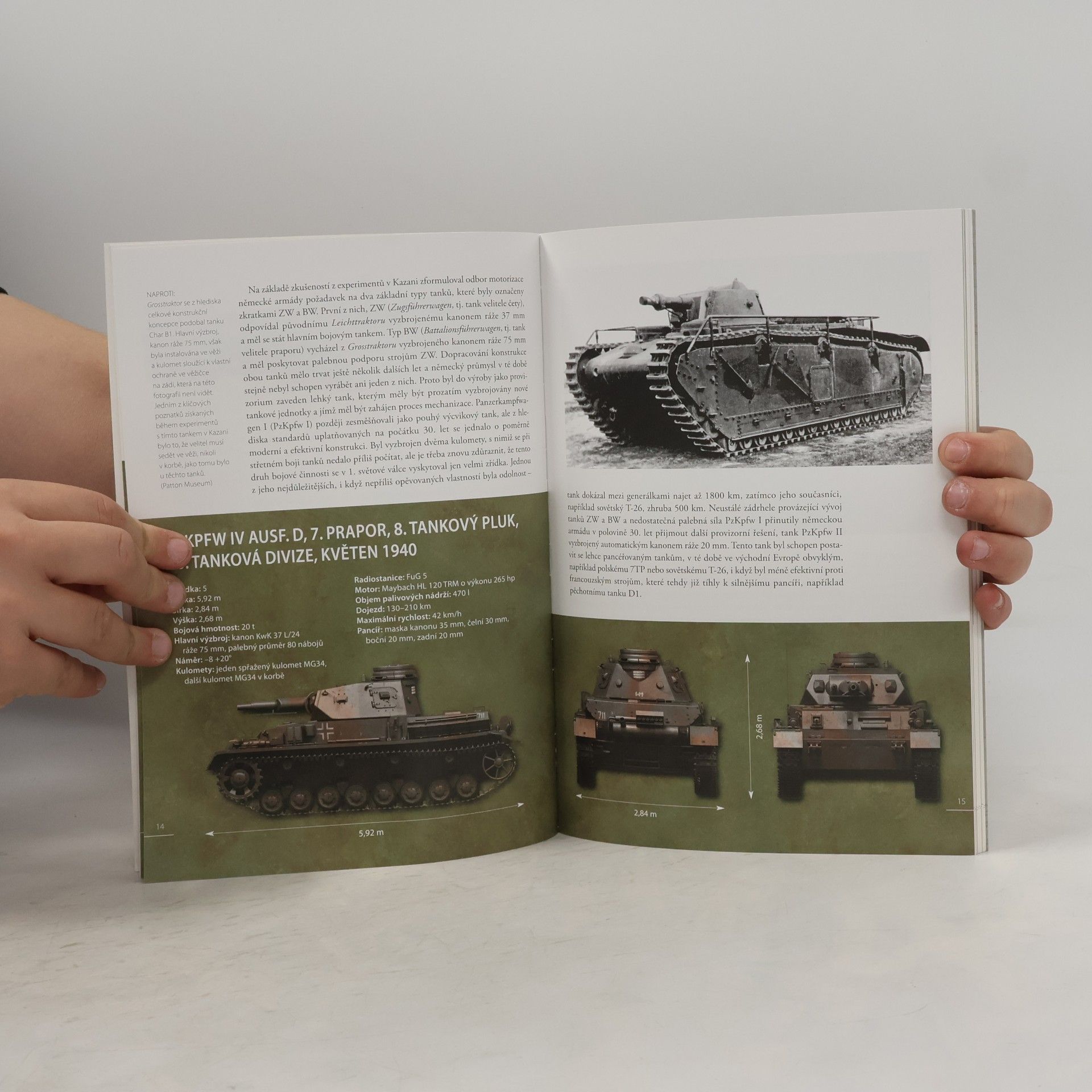 Steve J. Zaloga Panzerkampfwagen IV vs Char B1 bis - Francie 1940