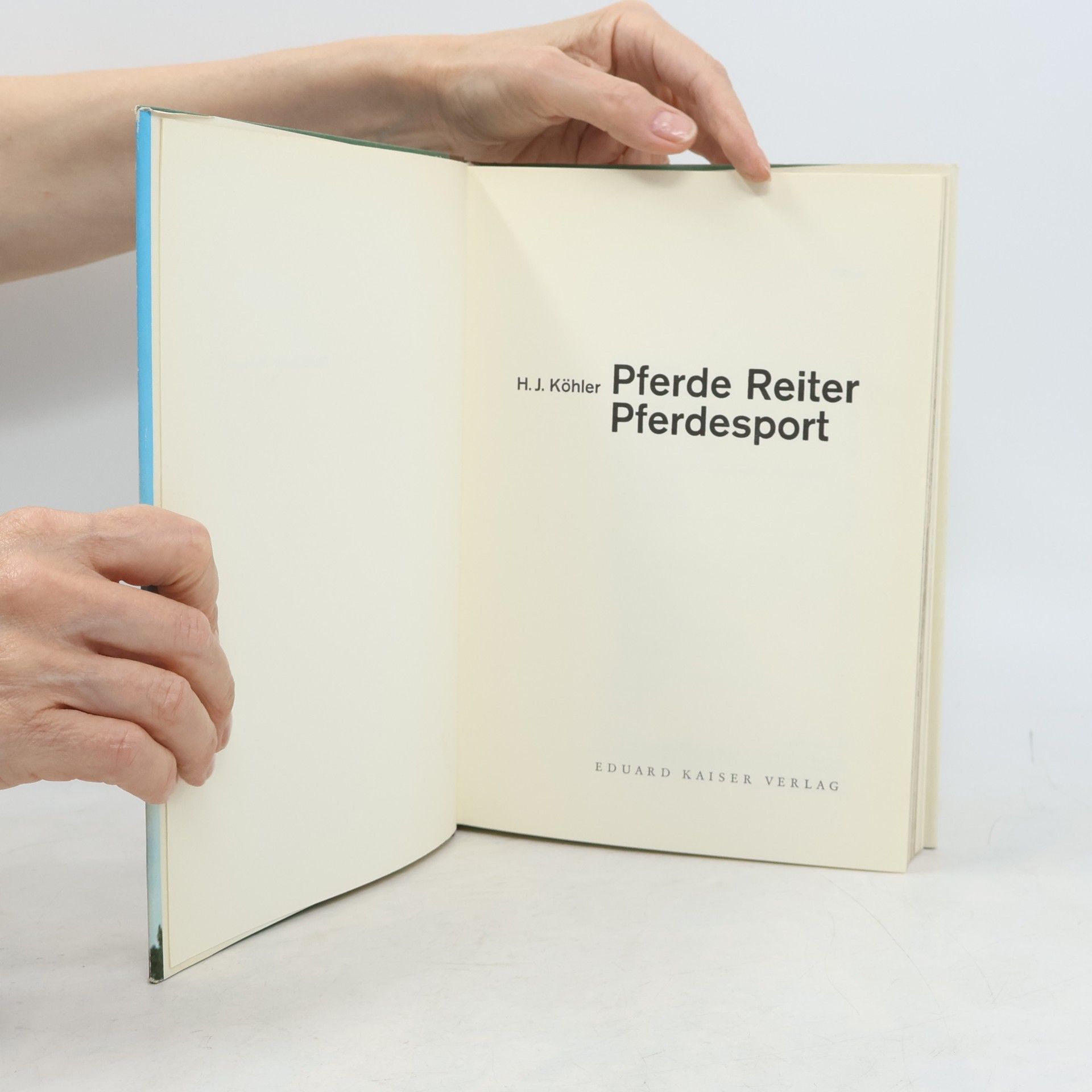 H. J. Köhler Pferde Reiter Pferdesport
