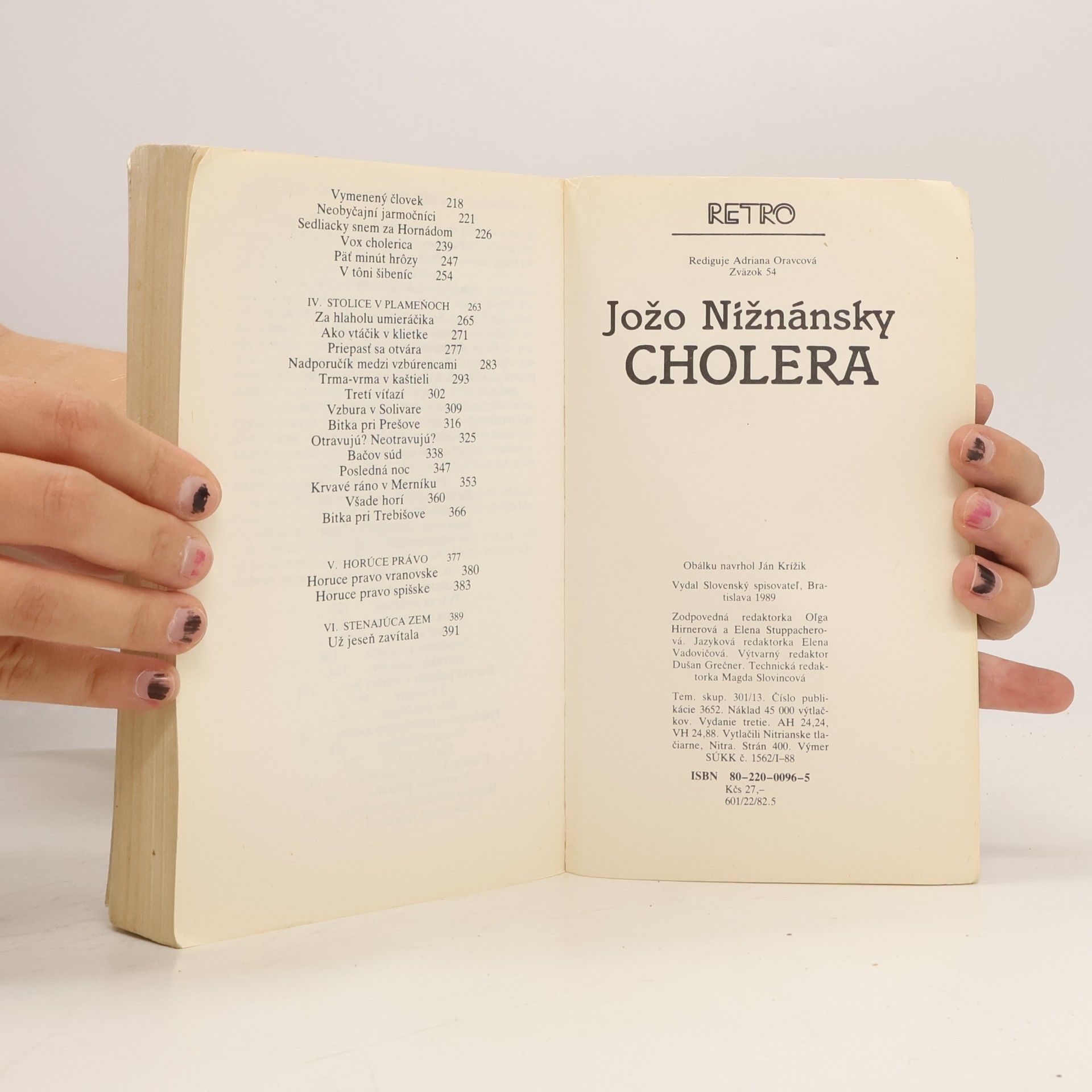 Jožo Nižnánsky Cholera