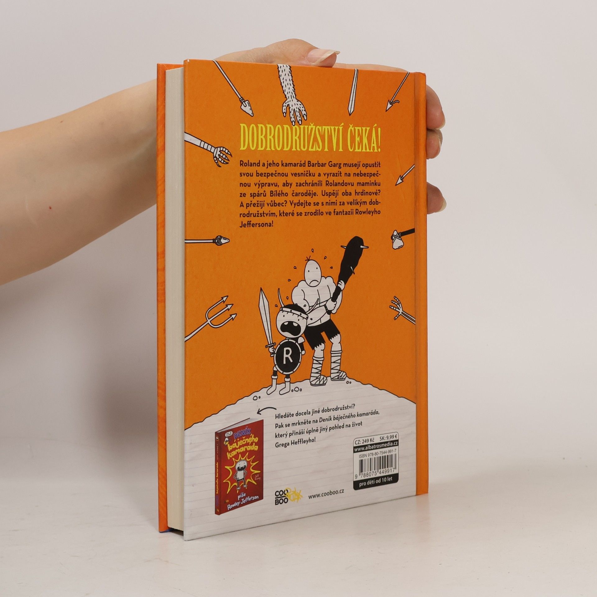Jeff Kinney Dobrodružství báječných kamarádů. Píše Rowley Jefferson
