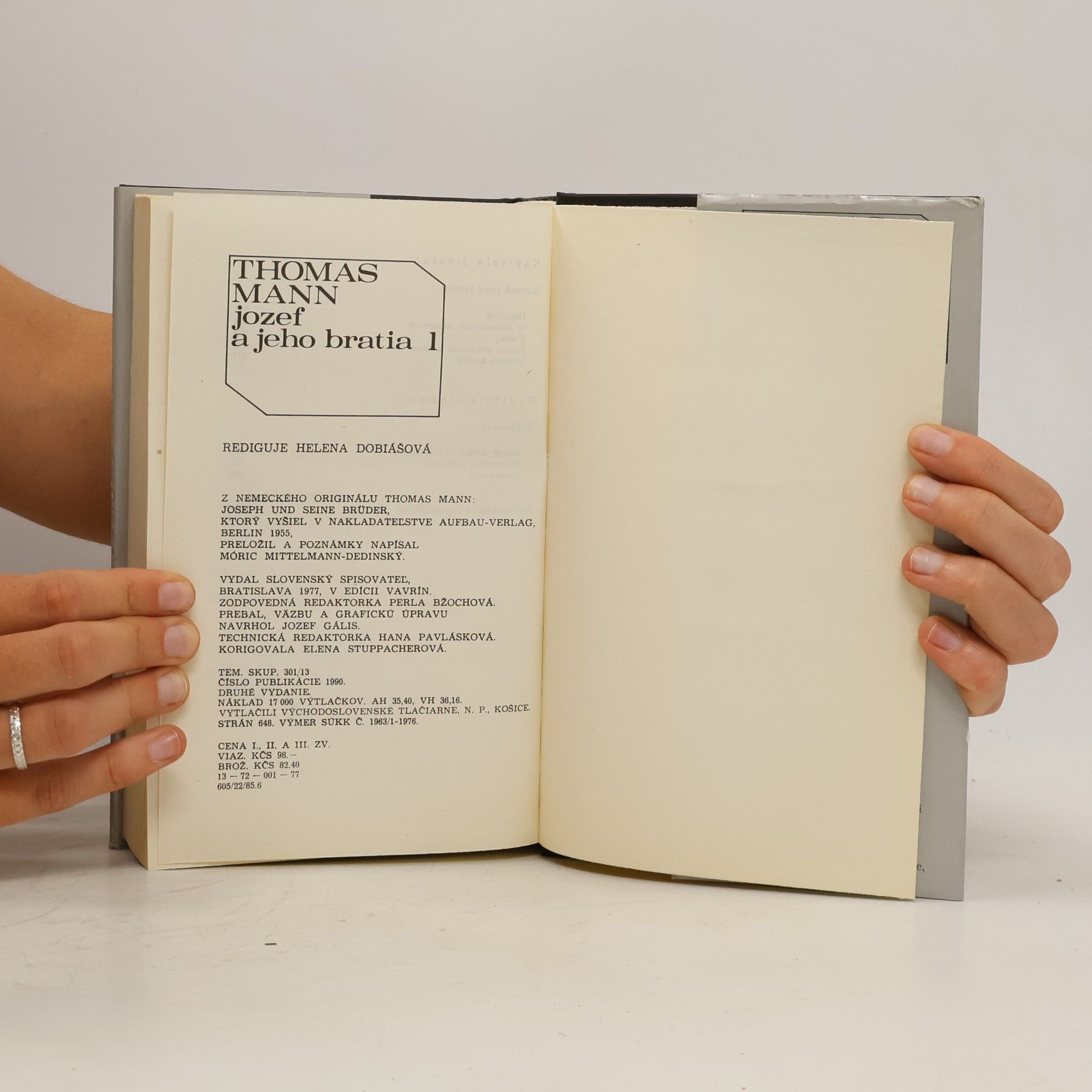 Thomas Mann Jozef a jeho bratia 1