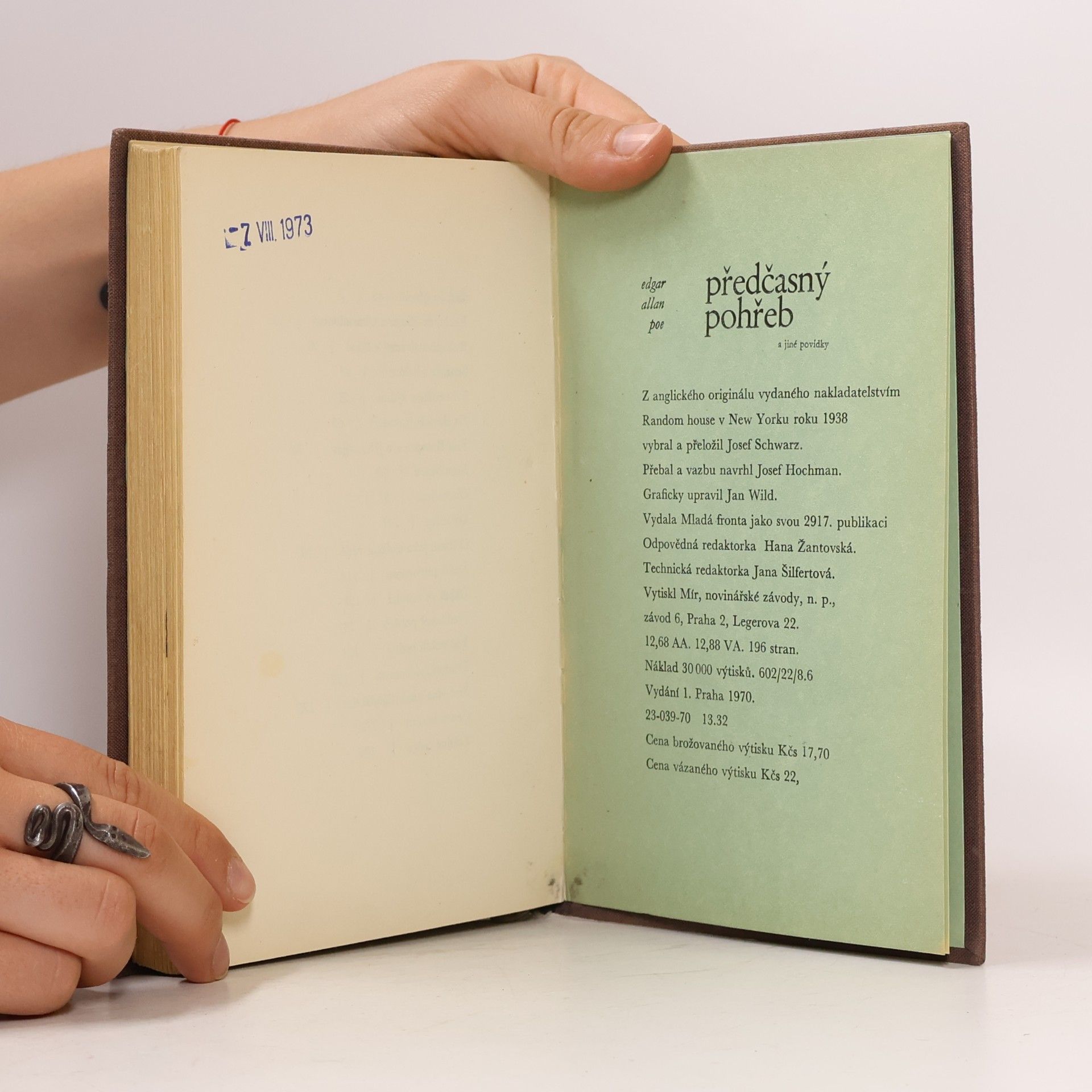 Edgar Allan Poe Předčasný pohřeb a jiné povídky
