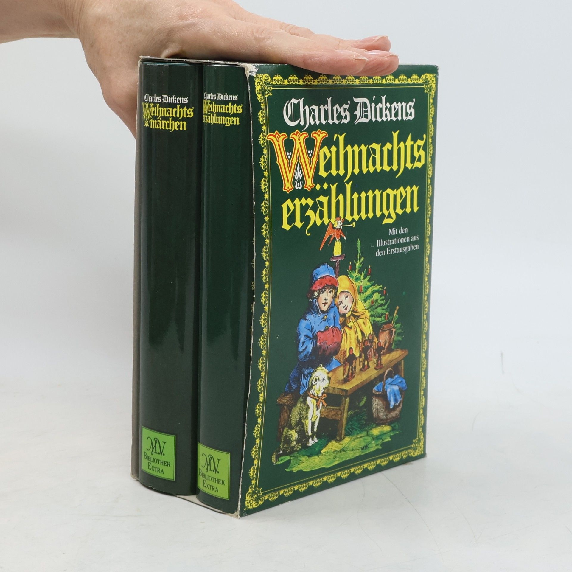 Charles Dickens Weihnachtserzählungen. Mit den Illustrationen aus den Erstausgaben I.-II.