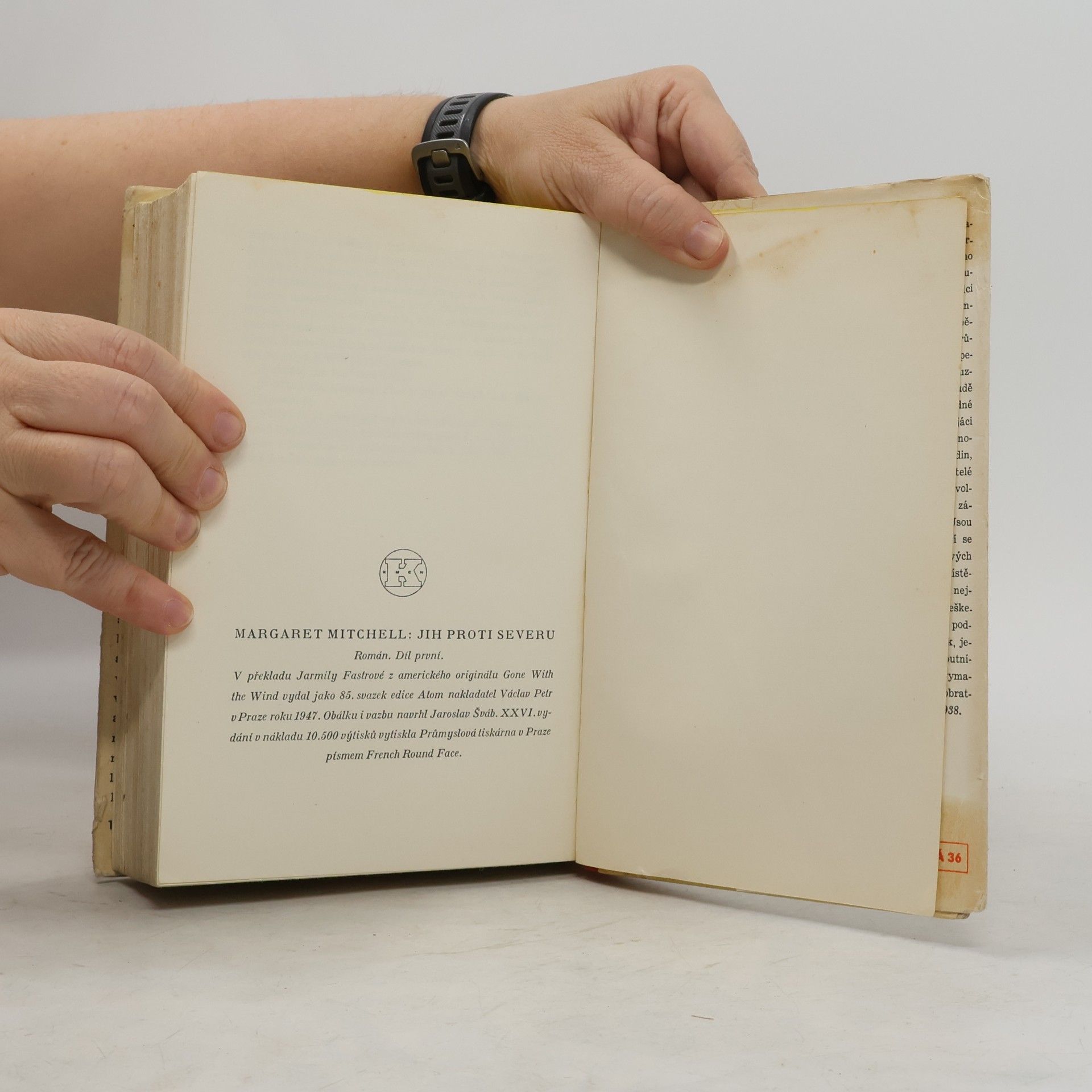 Margaret Mitchell Jih proti severu I. V bouři