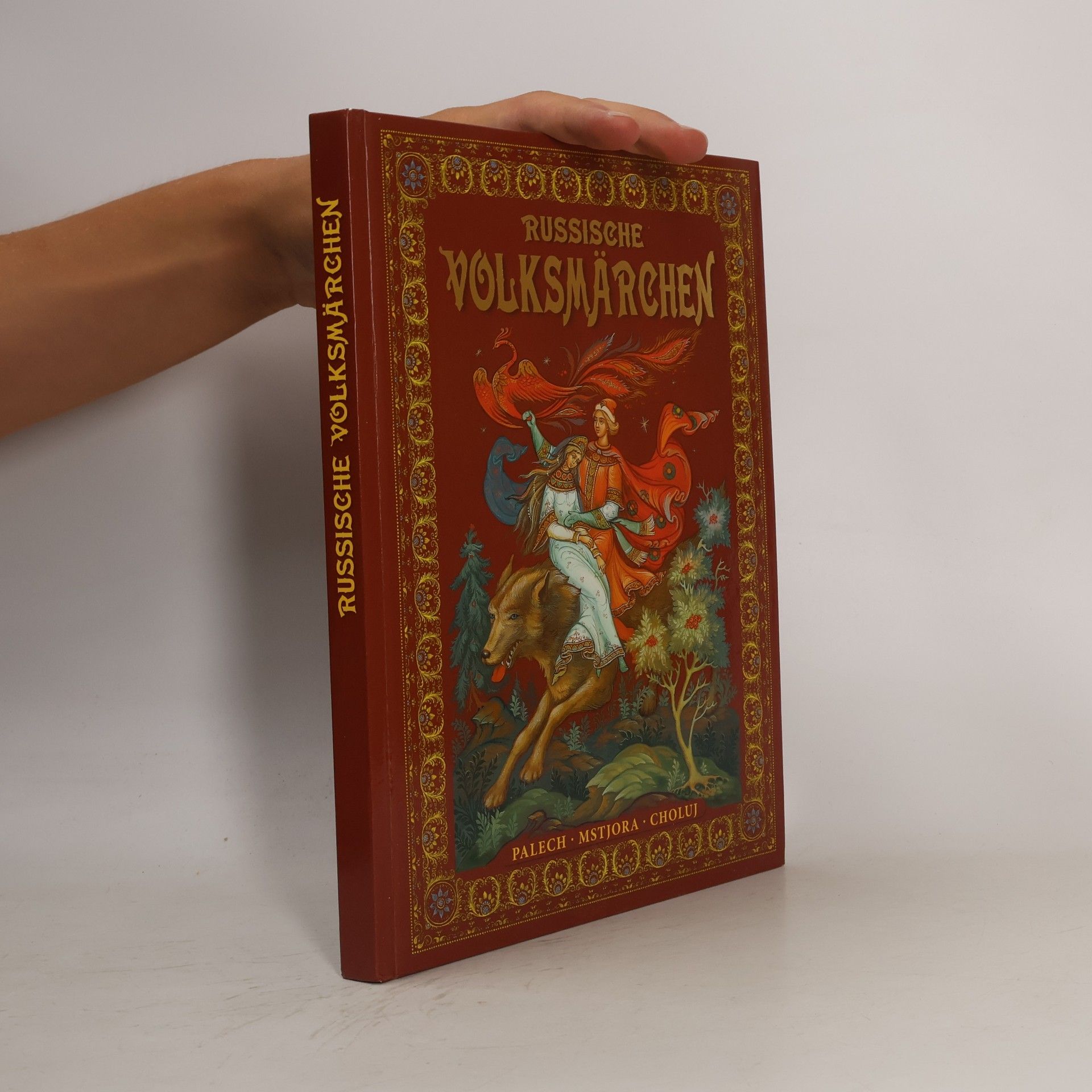 Mednyj vsadnik Russische Volksmärchen. Kholuj- Mstjora- und Palekh-Malerei
