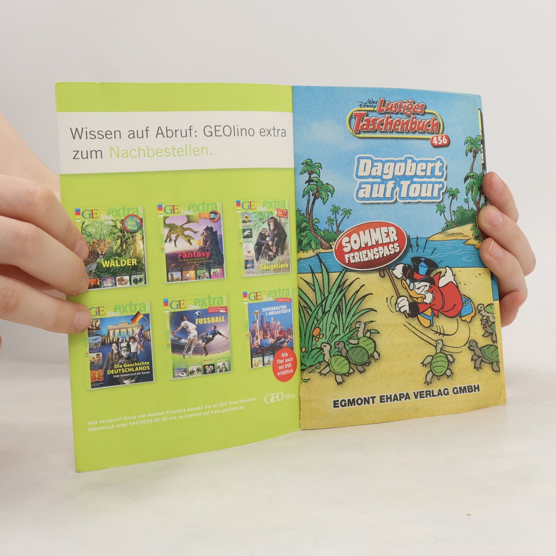 Walt Disney Lustiges Taschenbuch 456. Dagobert auf Tour