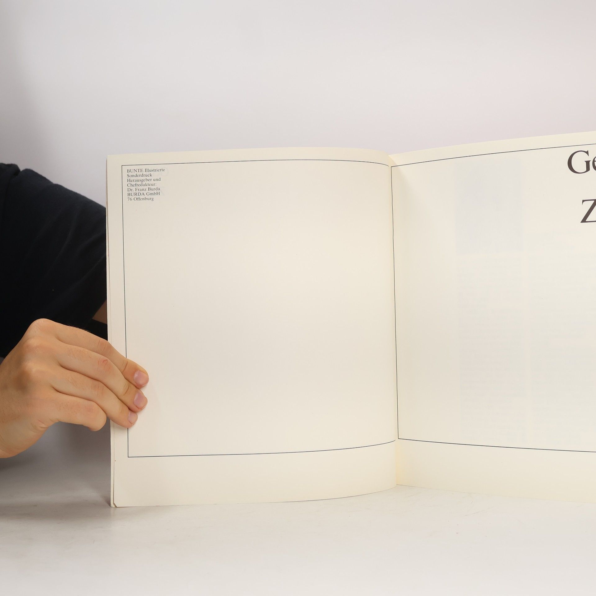 Various authors Burda Report. Gefahren der Zukunft