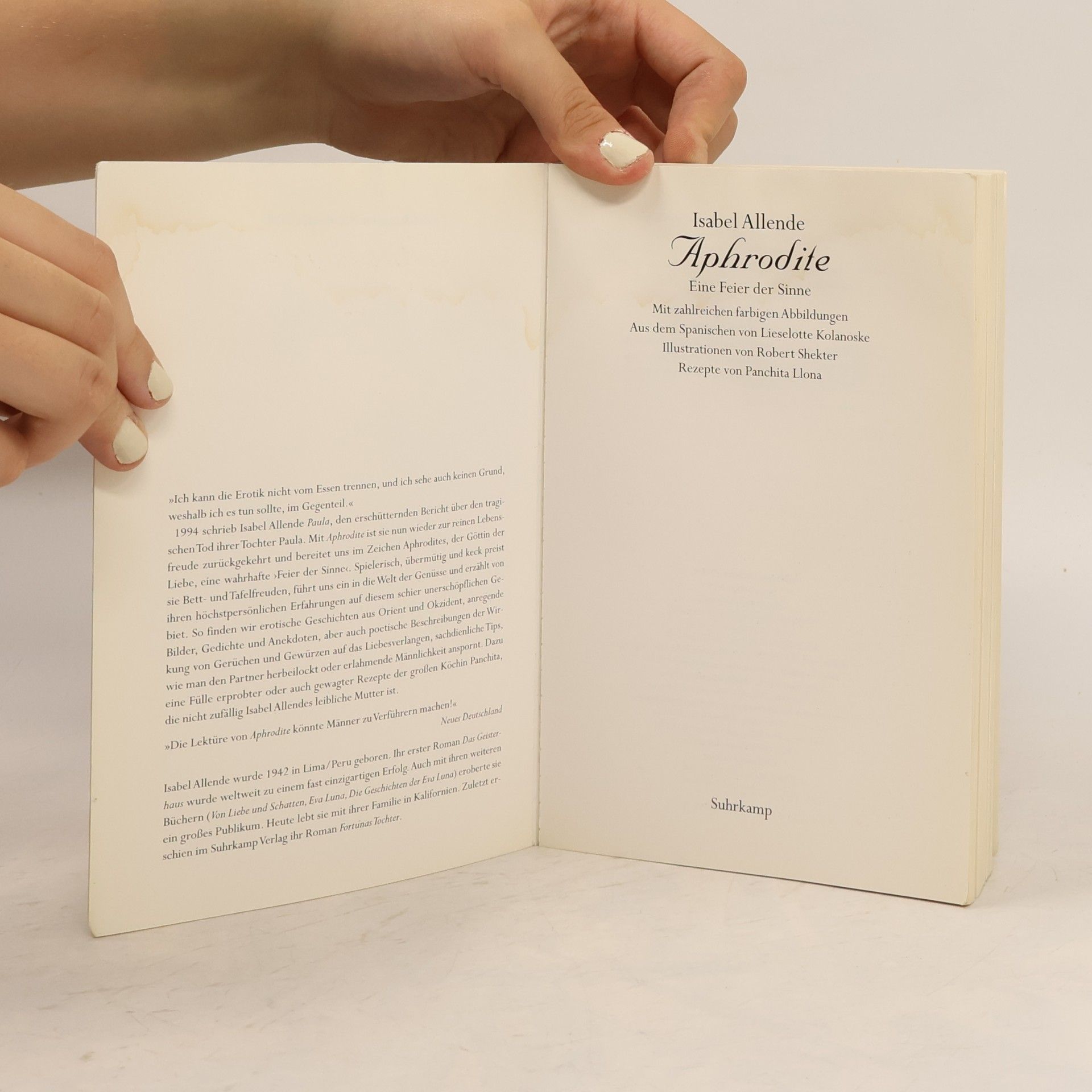 Isabel Allende Aphrodite