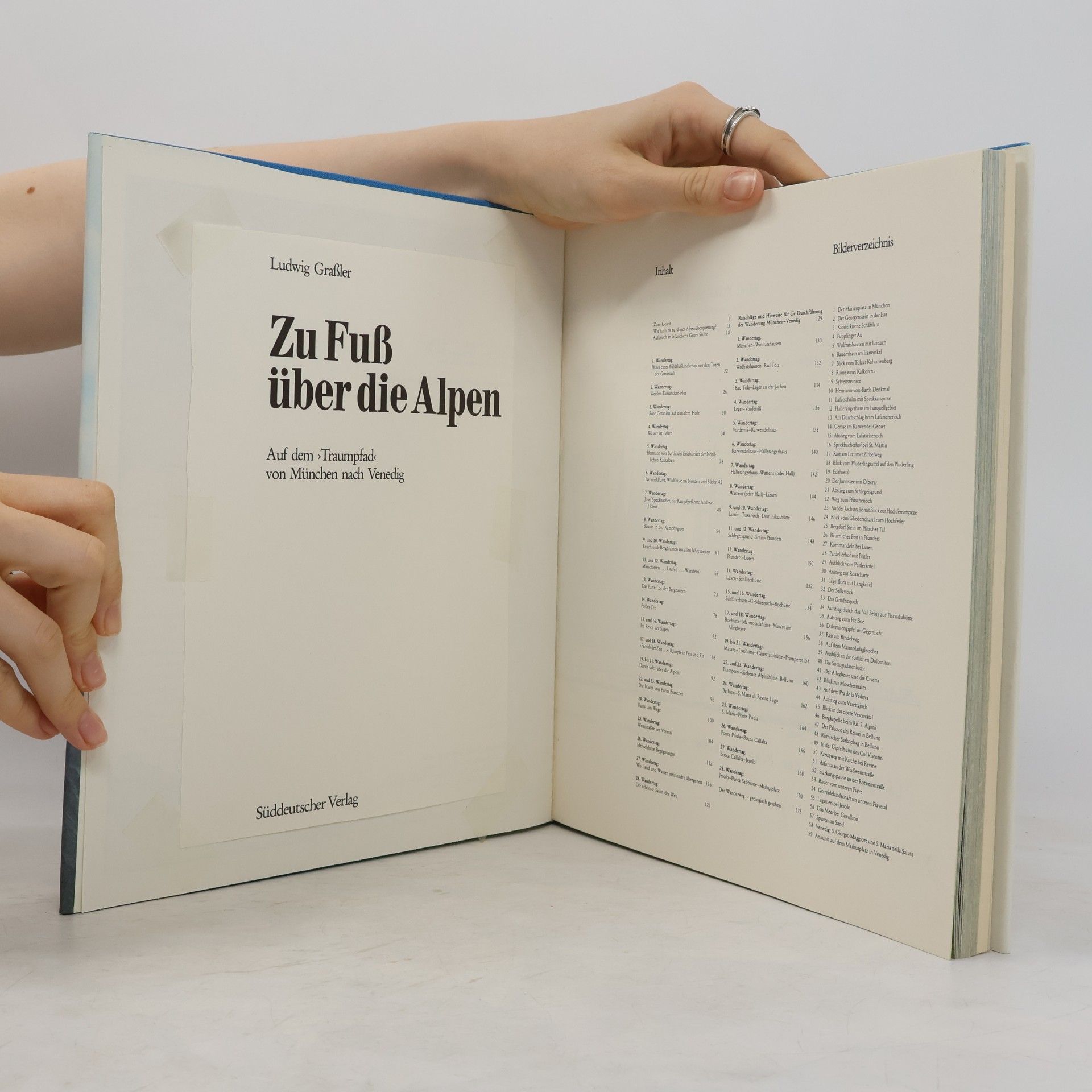 Ludwig Graßler Zu Fuss über die Alpen