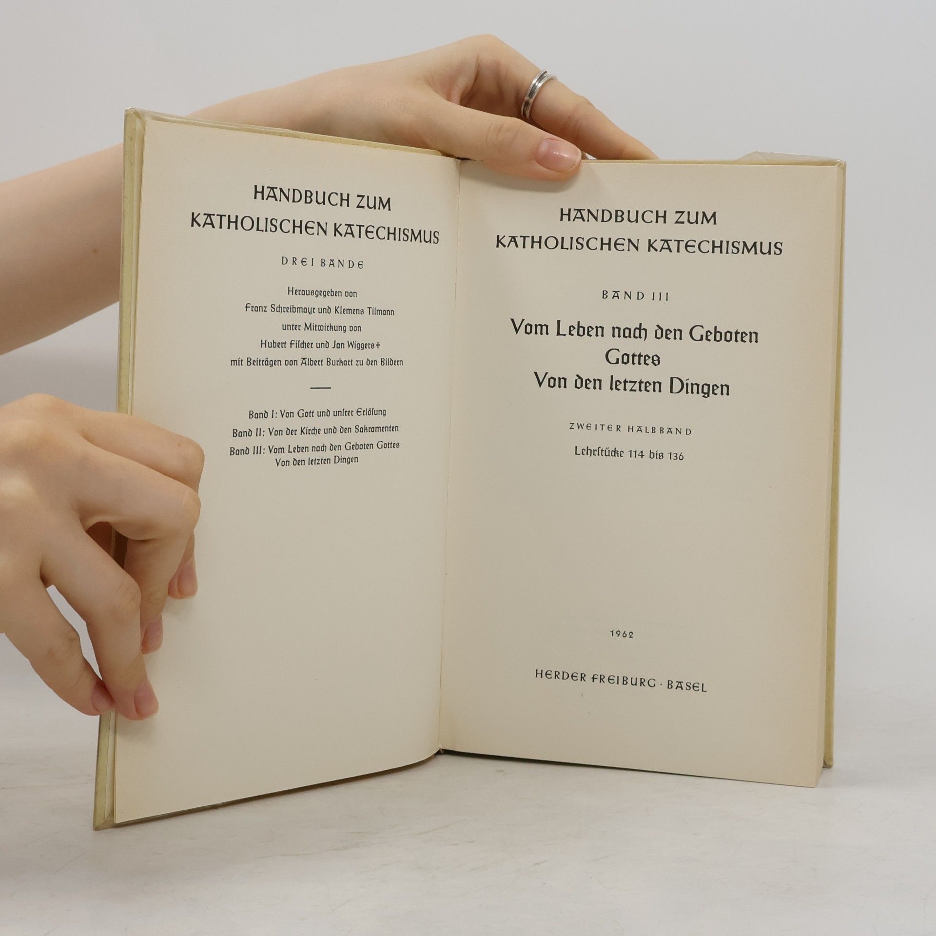 Autores varios Handbuch zum Katholischen Katechismus. Band III/2
