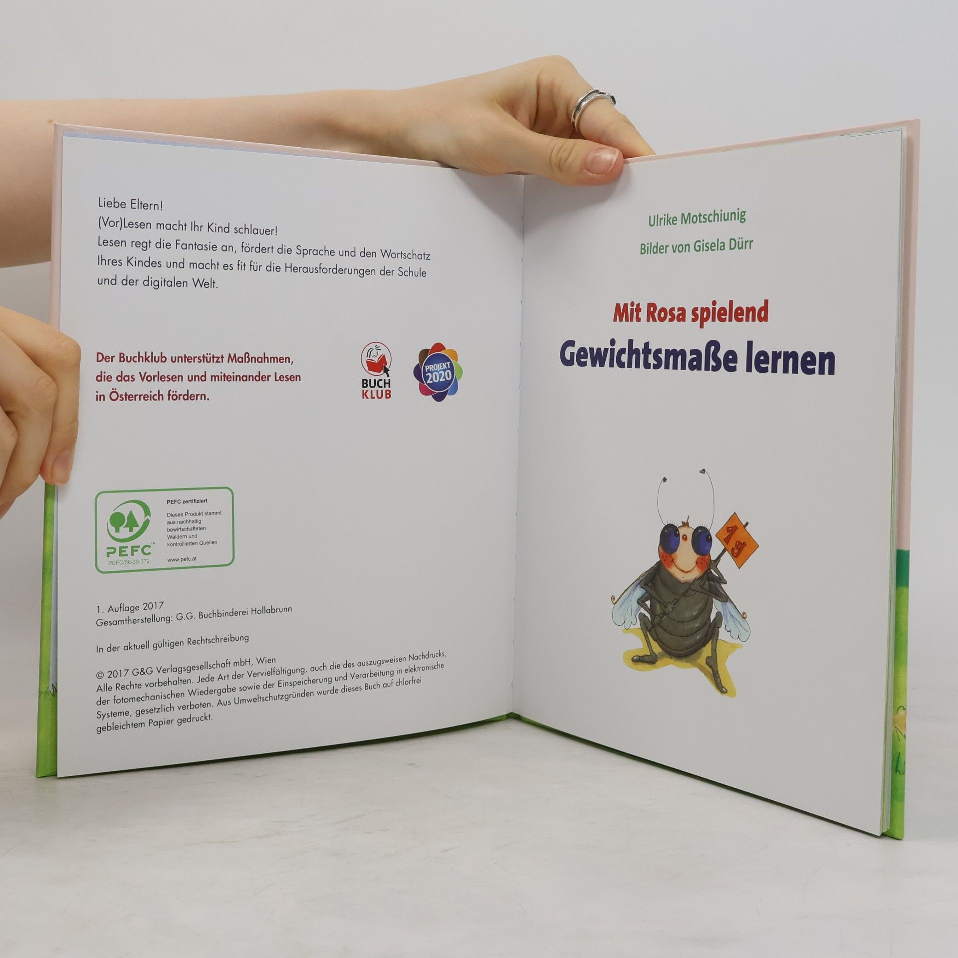 Ulrike Motschiunig Mit Rosa spielend. Gewichtsmaße lernen