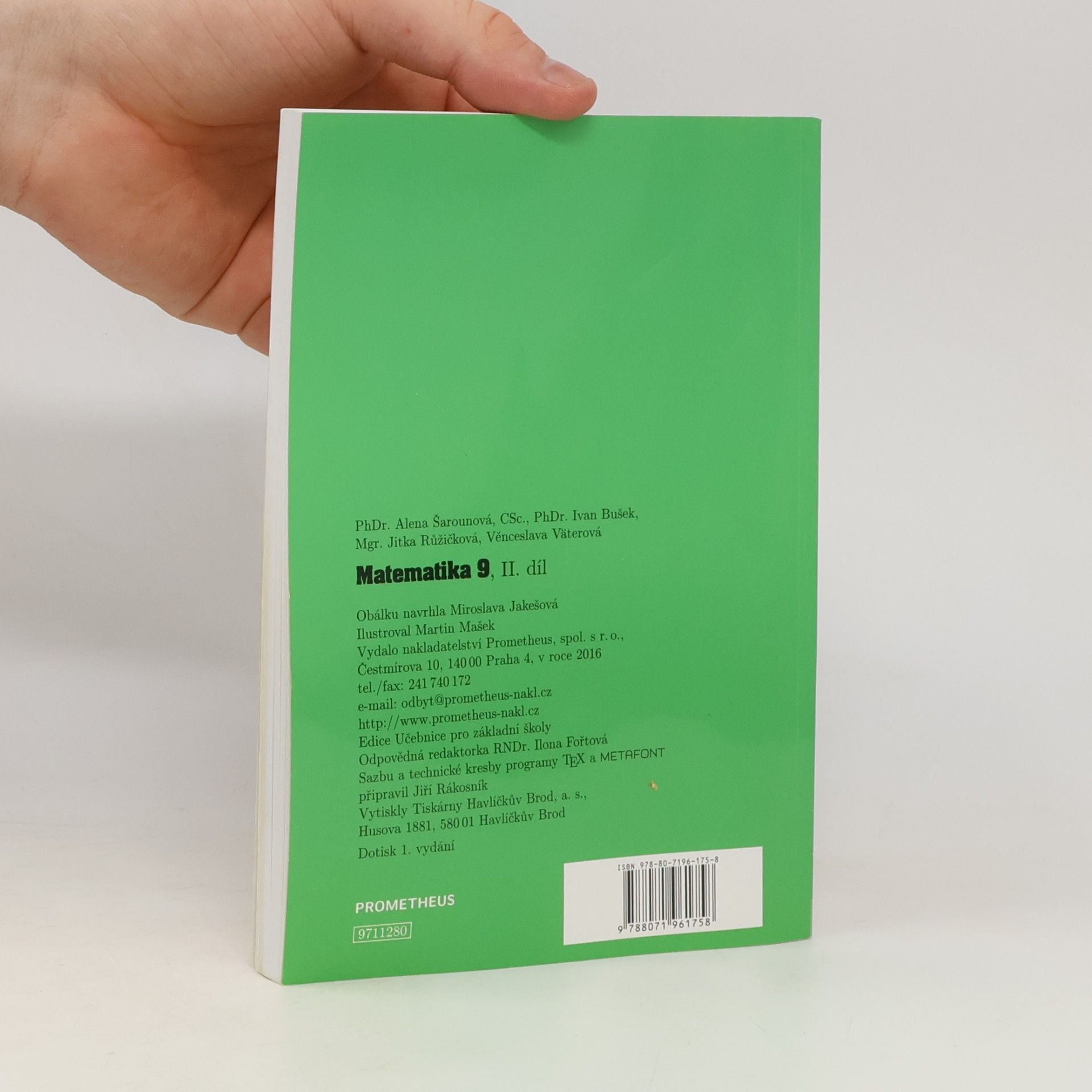 Autorenkollektiv Matematika 9. II. díl