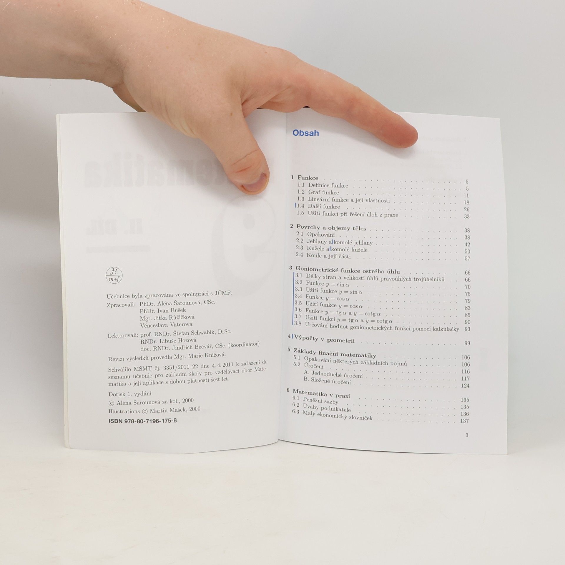 Autorenkollektiv Matematika 9. II. díl