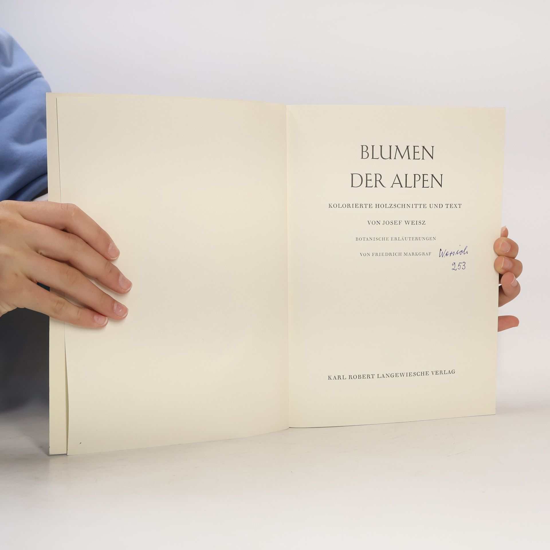 Collectif d'auteurs Blumen der Alpen. Die Blauen Bücher