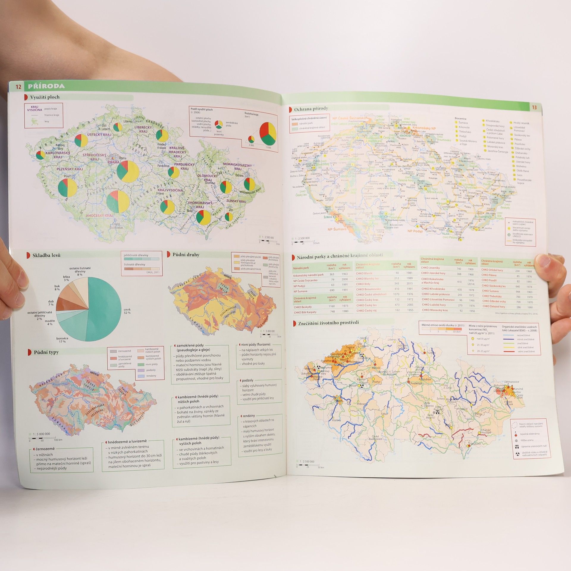 Autorenkollektiv Česká republika školní atlas pro základní školy a víceletá gymnázia