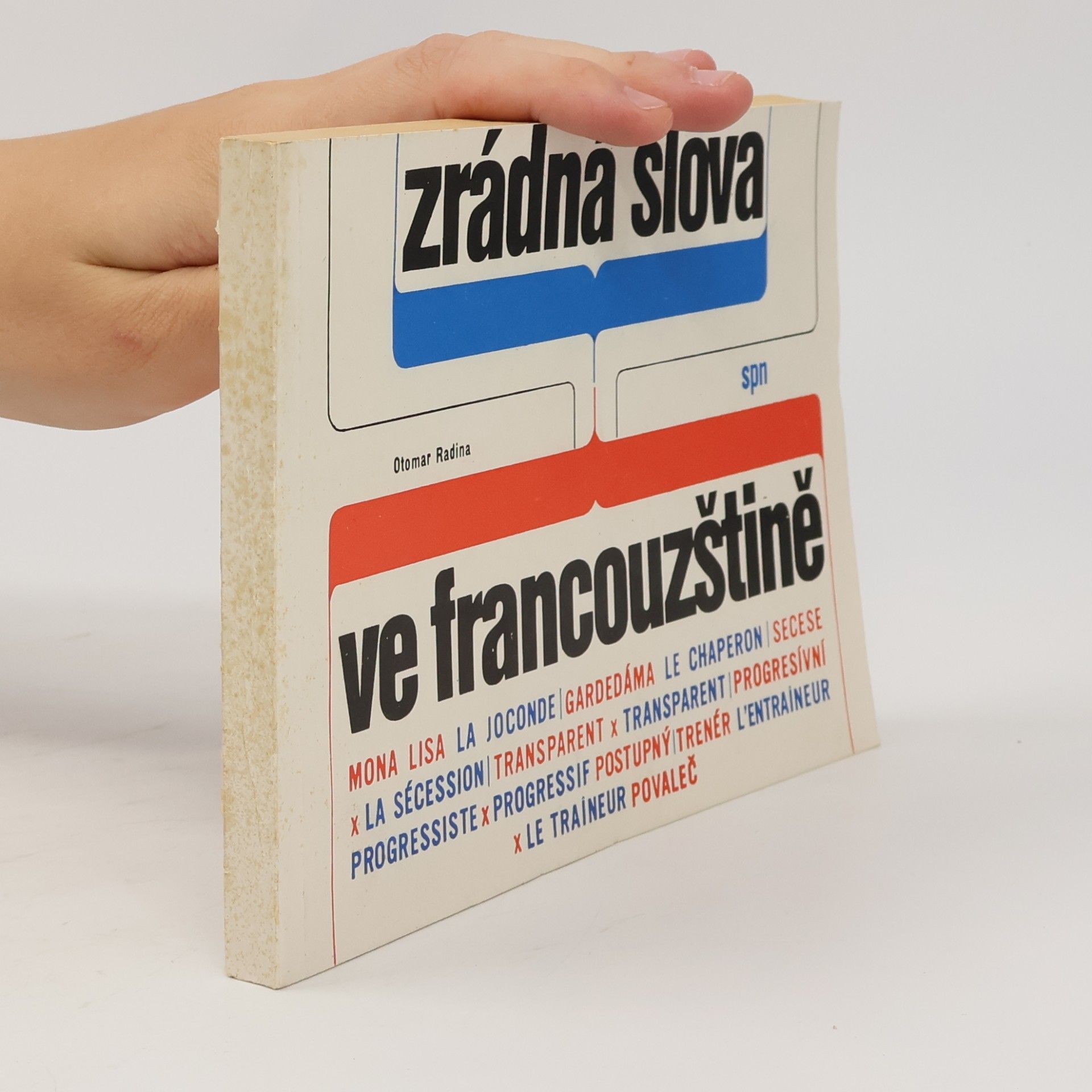 Otomar Radina Zrádná slova ve francouzštině