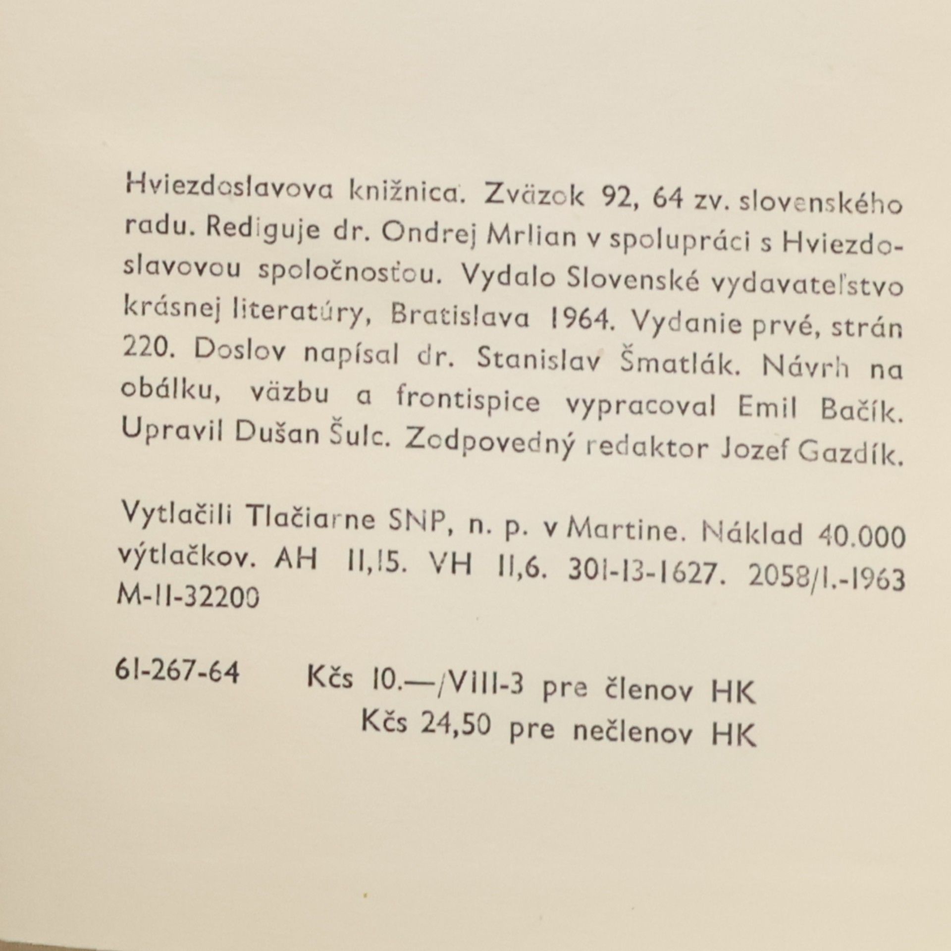 Pavol Országh Hviezdoslav Oráč a kosec