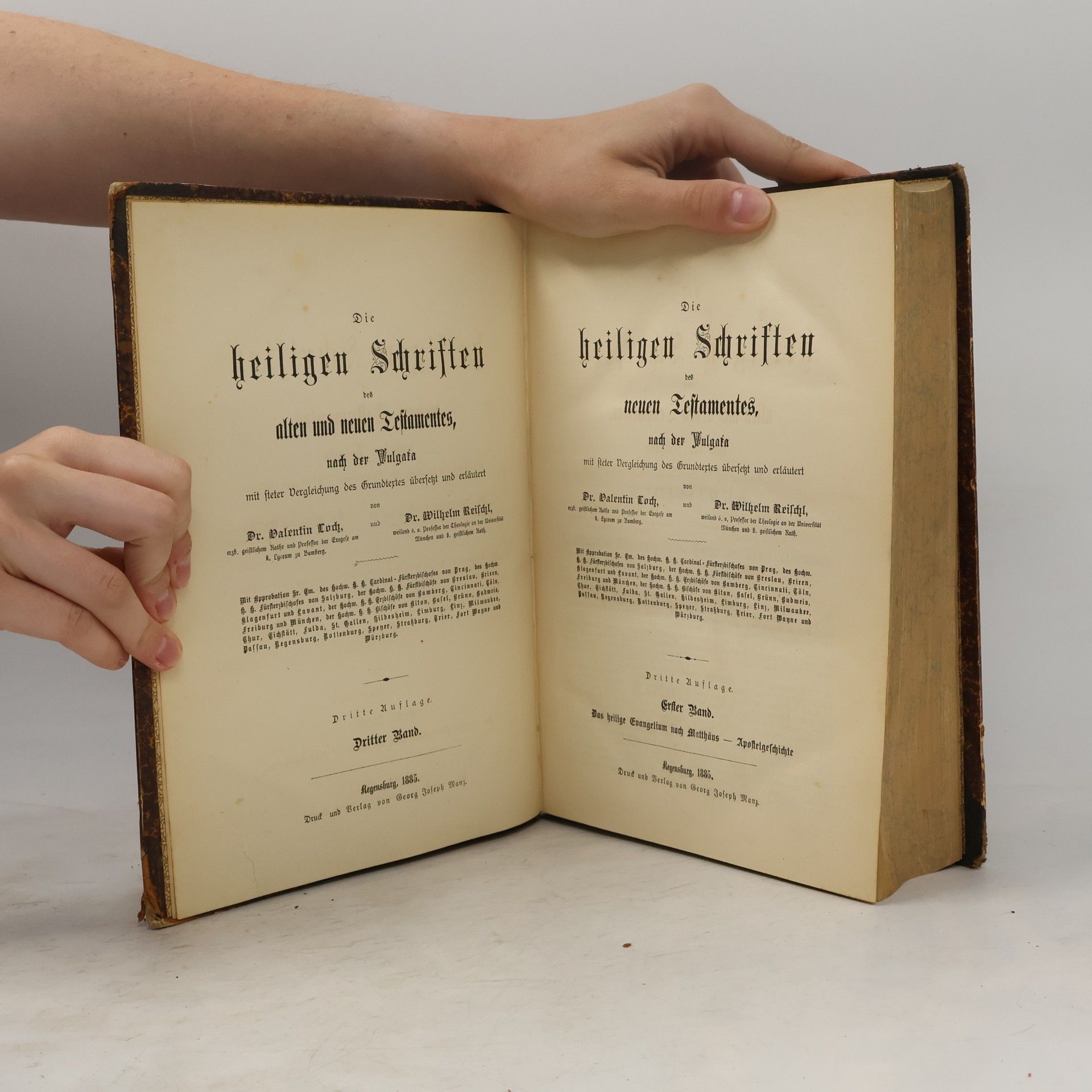 Valentin Loch Die heiligen Schriften des Alten und Neuen Testamentes. Erster Band